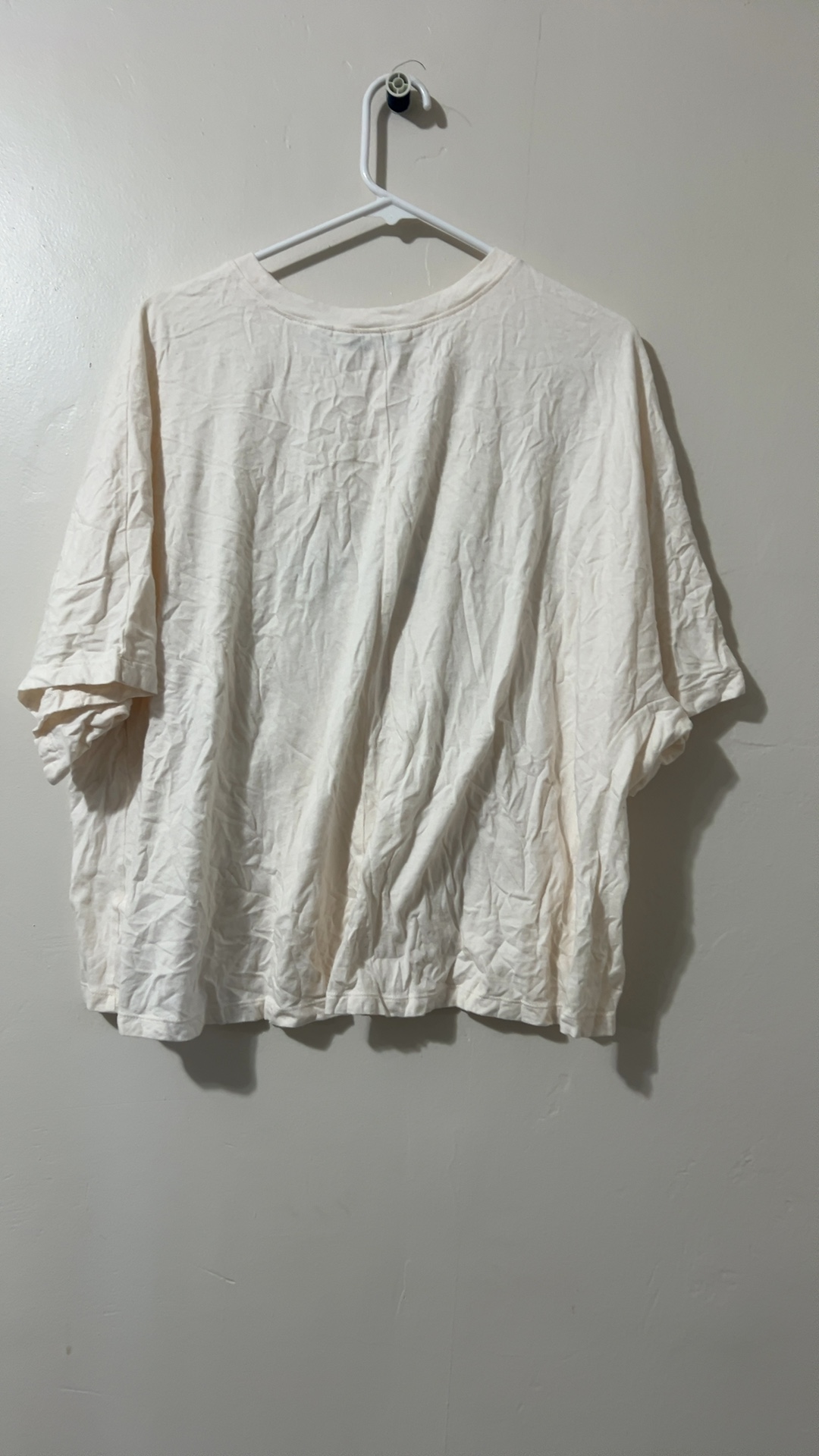 Peace Love World Women's Cream Graphic Tee Small image 3