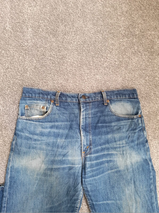 Levi's Red Tab Blue Denim Jeans Classic Fit Men's Red Tab 37" image 3