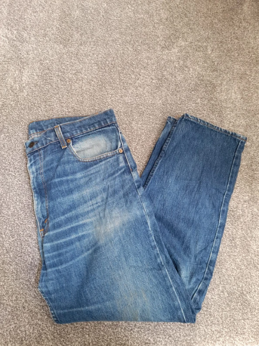 Levi's Red Tab Blue Denim Jeans Classic Fit Men's Red Tab 37" image 4