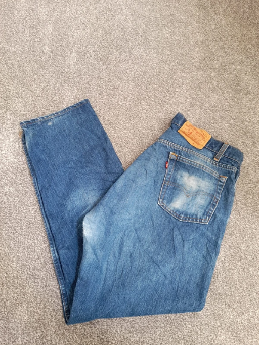 Levi's Red Tab Blue Denim Jeans Classic Fit Men's Red Tab 37" image 7