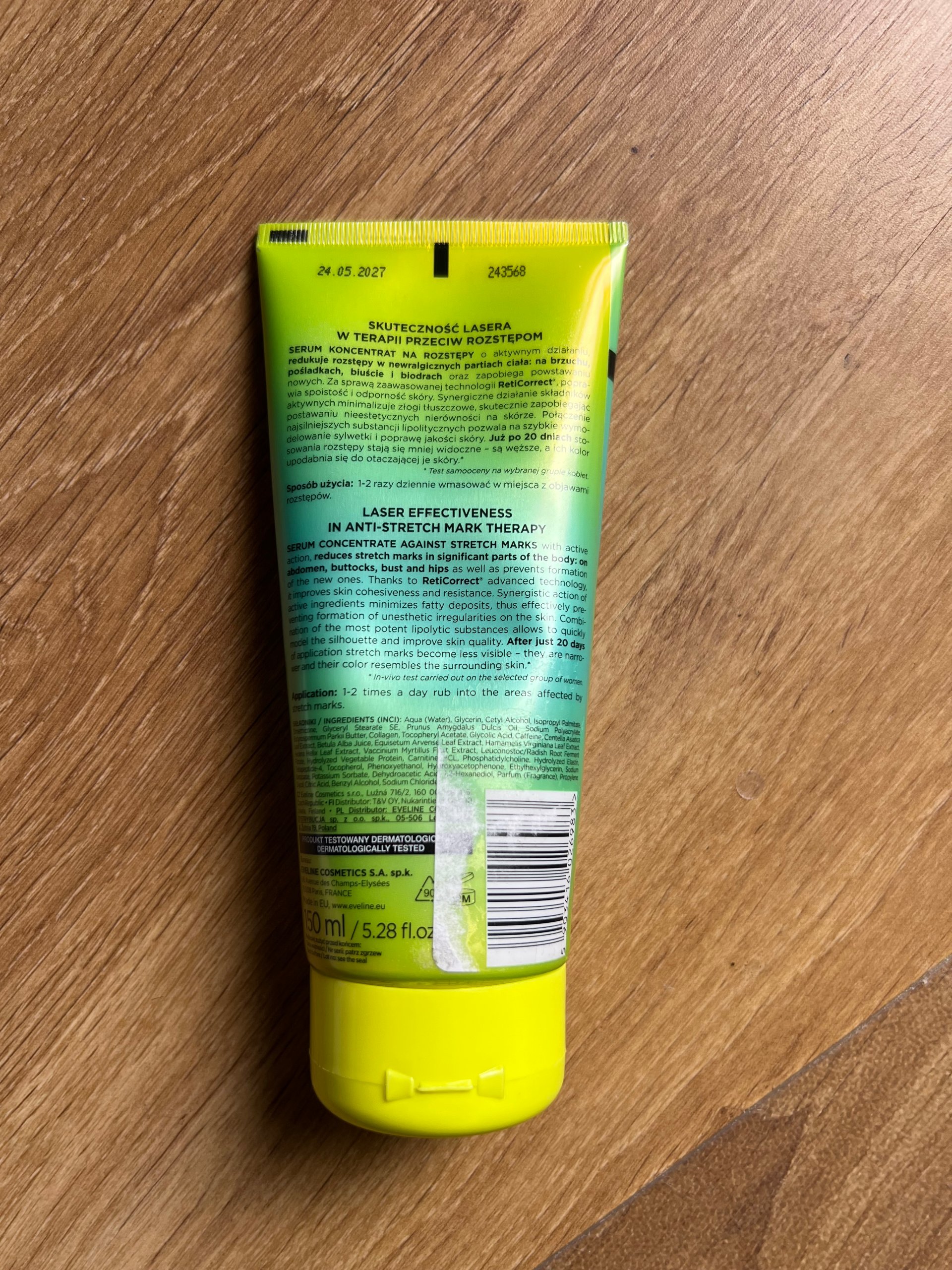Eveline Cosmetics Green Slim Extreme 4D Laser Stretch Marks Serum Concentrate image 2