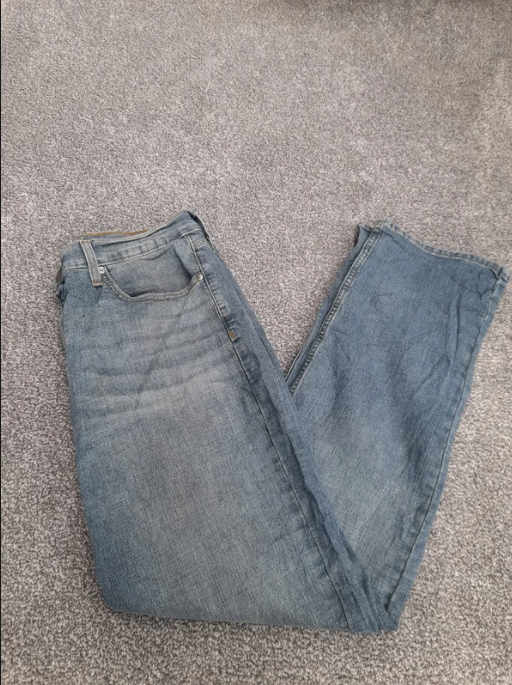 Levi's Blue Denim Jeans UK Regular Fit Straight 36" image 4