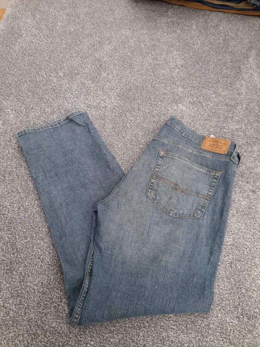 Levi's Blue Denim Jeans UK Regular Fit Straight 36" image 6