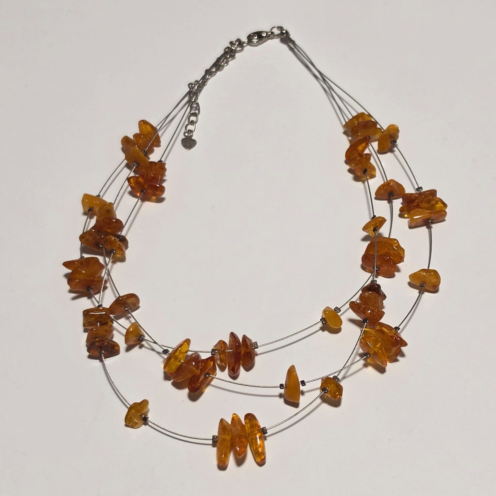 Amber Multi-Strand Necklace.b6