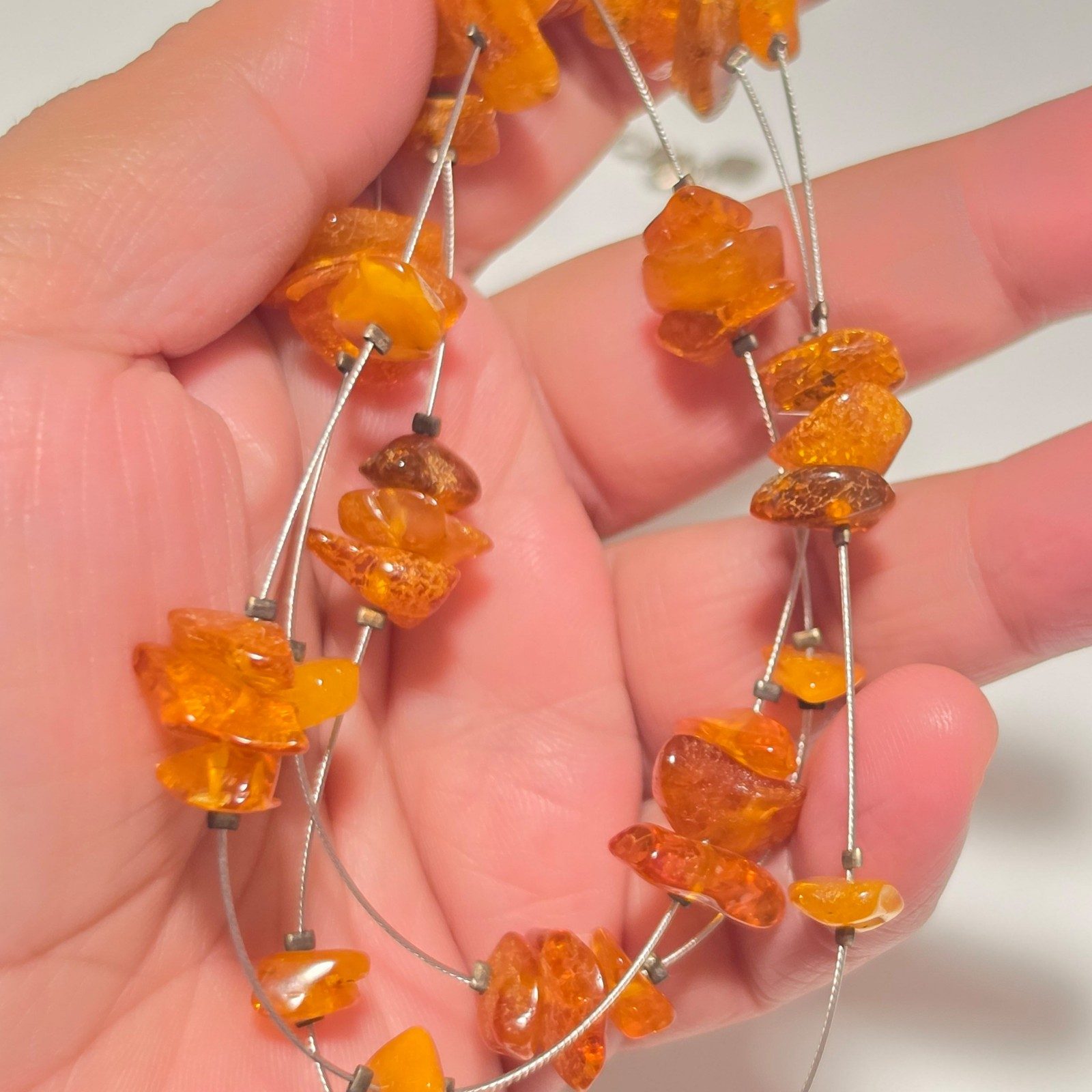 Amber Multi-Strand Necklace.b6 image 3
