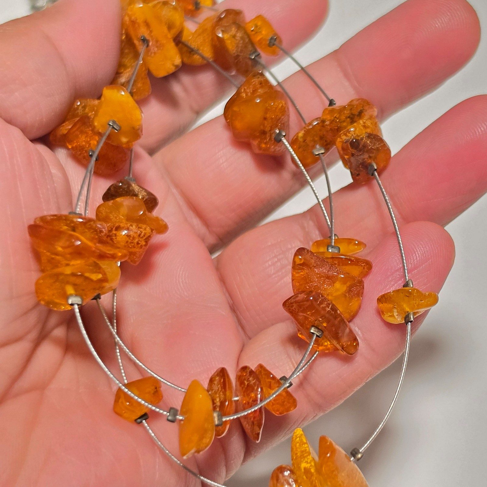 Amber Multi-Strand Necklace.b6 image 5
