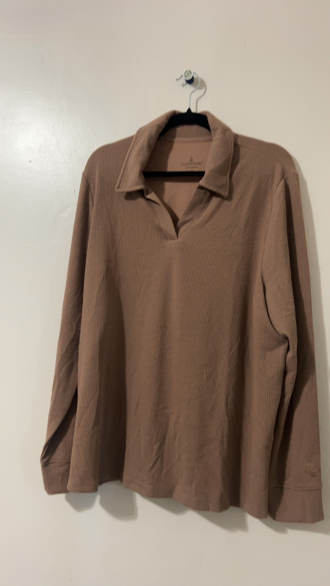 Cuddl Duds Brown Two-Piece Lounge Set TL image 2
