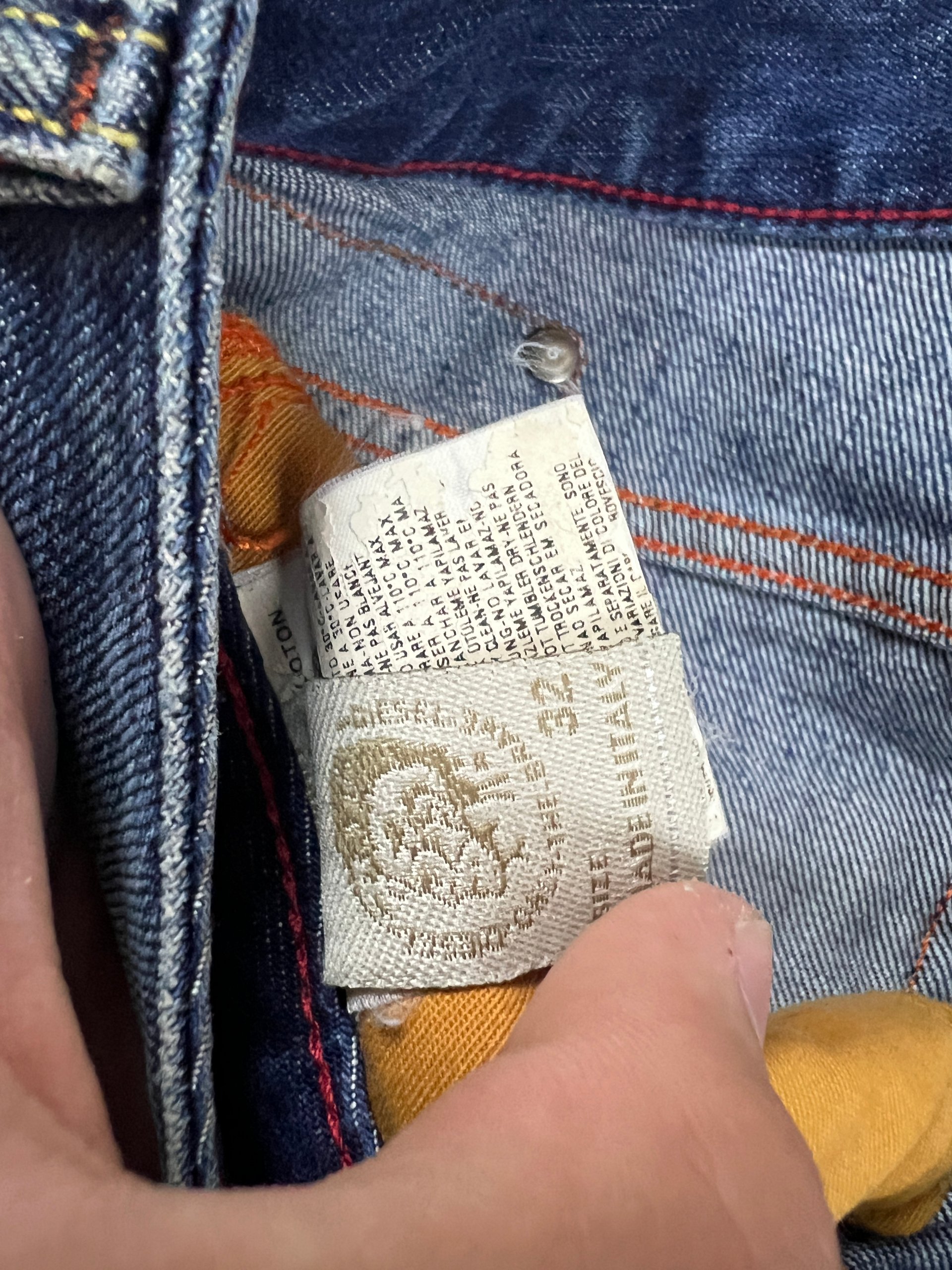 & Other Stories Blue Denim Mini Skirt Size 36 Frayed Hem