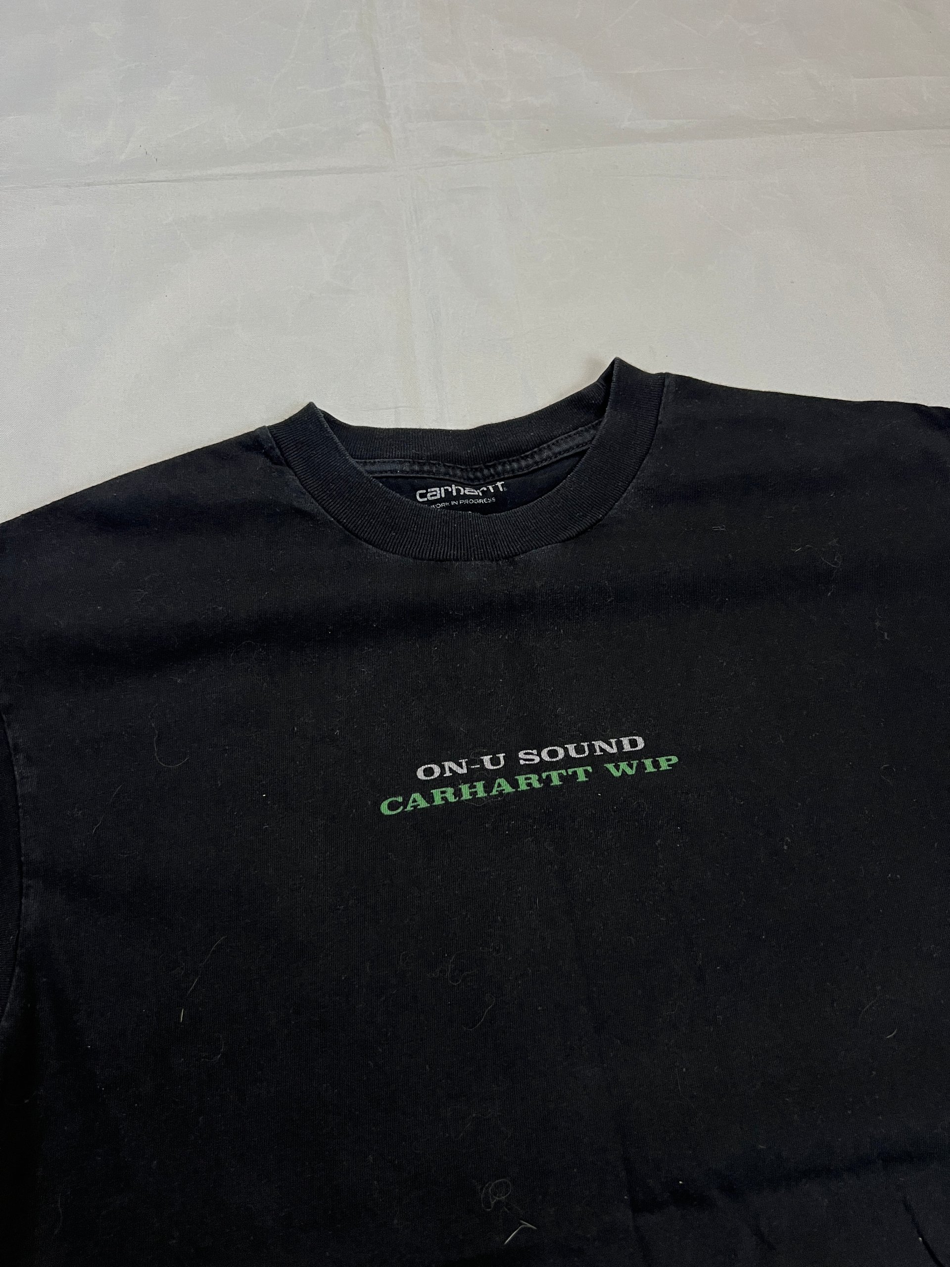 Carhartt Black Graphic Cotton T-Shirt XS image 4