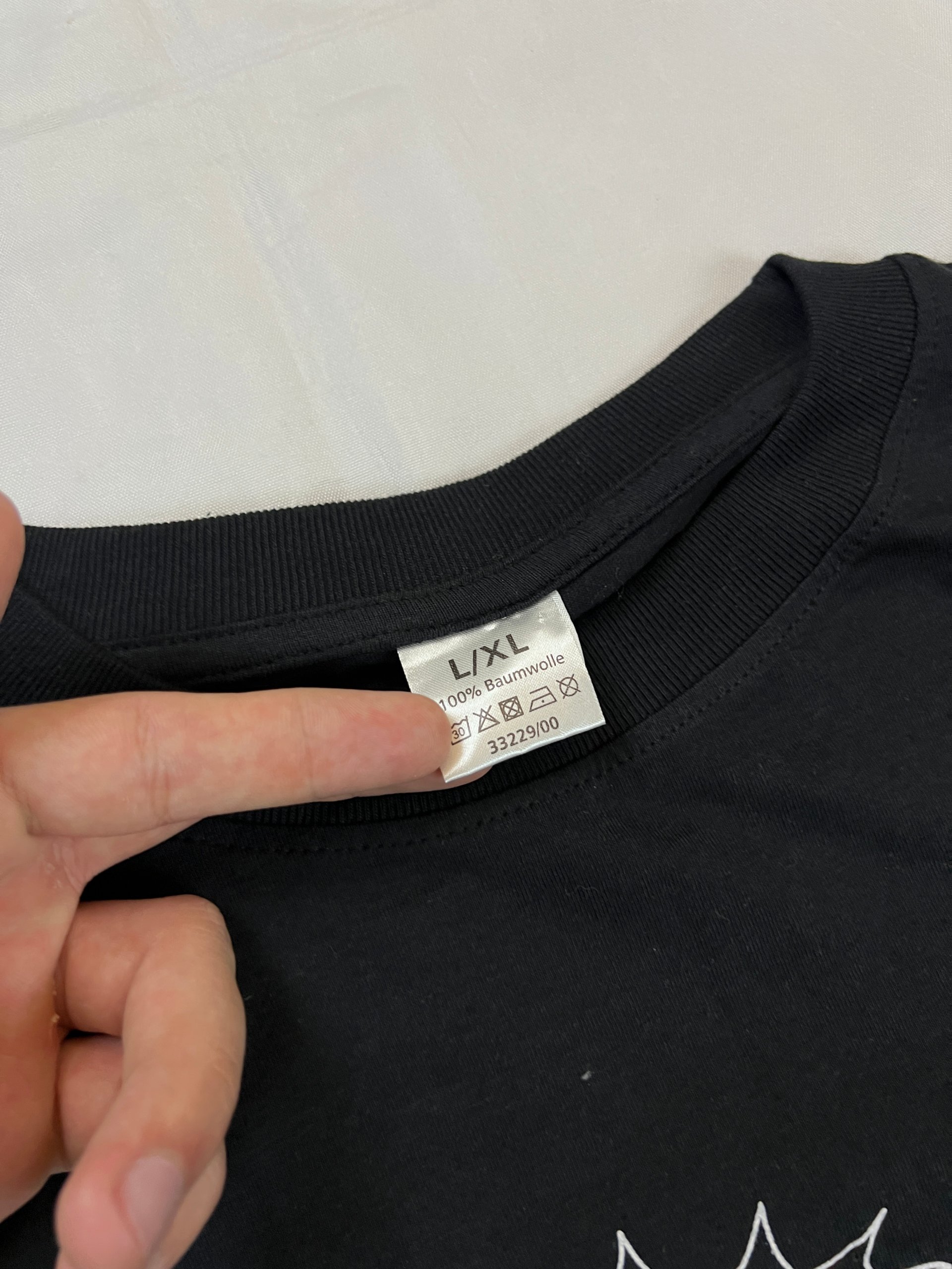 Carhartt Black Graphic Cotton T-Shirt XS image 7