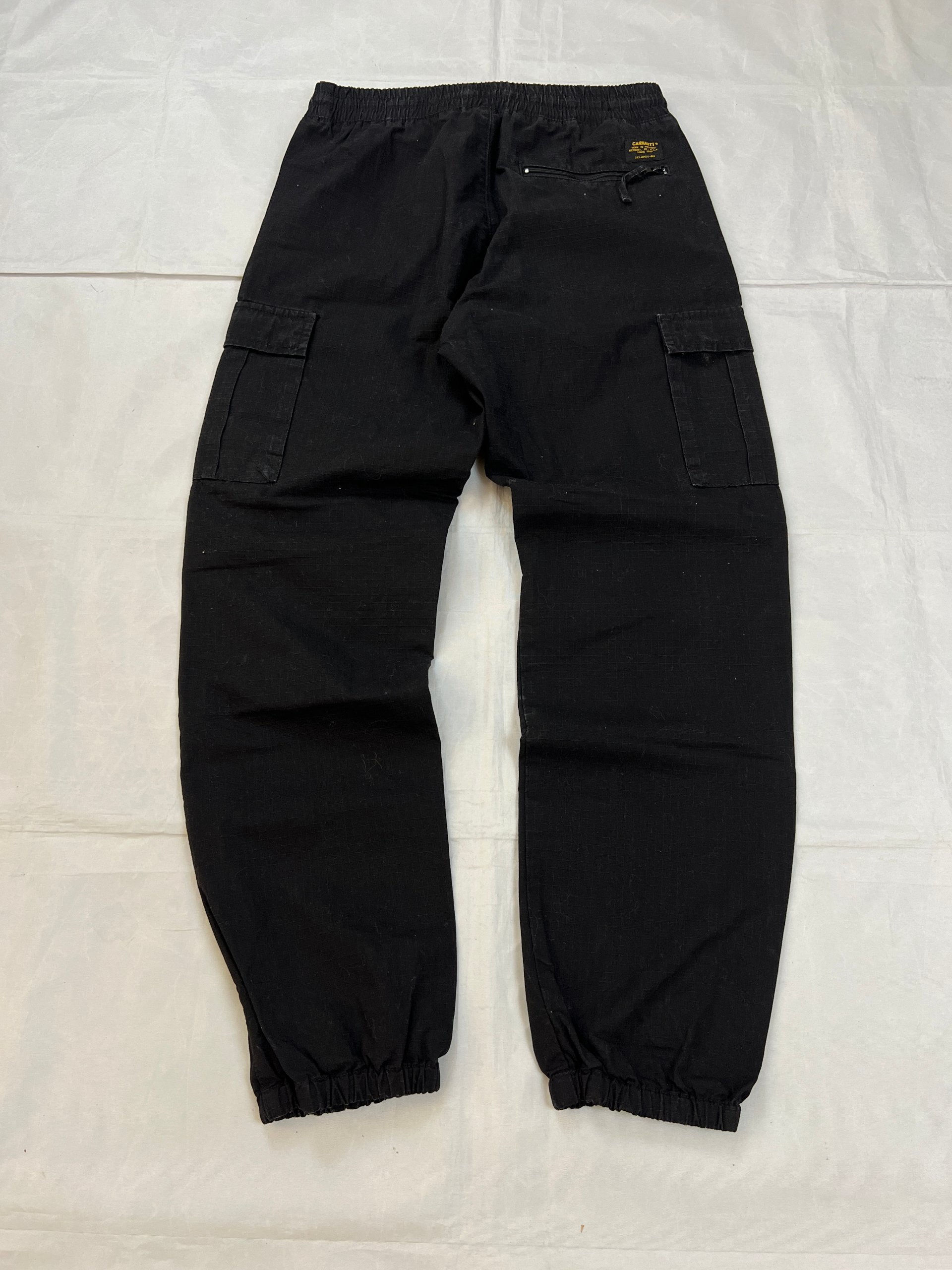 Carhartt Black Cargo Jogger XS Cotton Blend Relaxed Fit image 2
