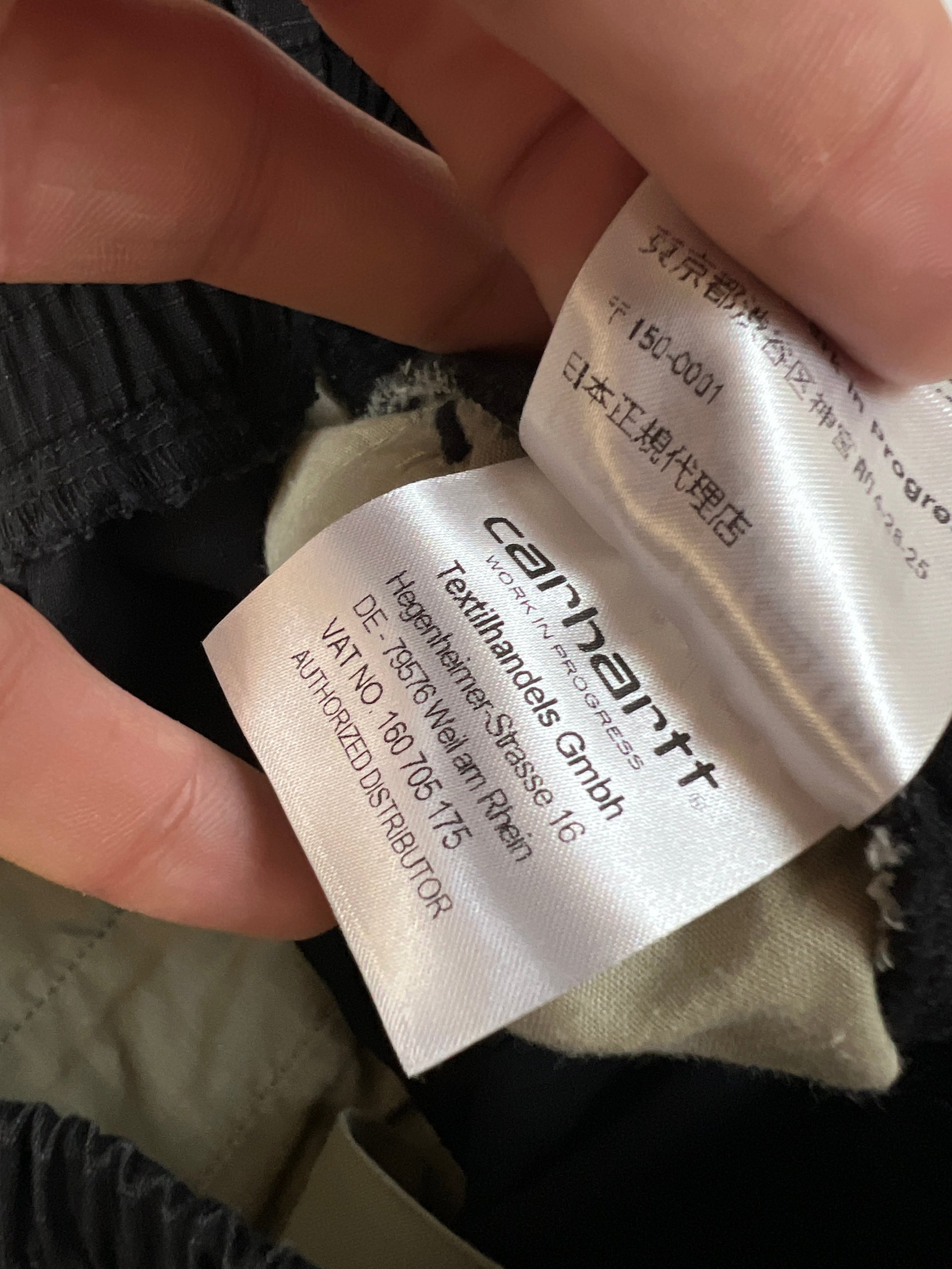 Carhartt Black Cargo Jogger XS Cotton Blend Relaxed Fit image 5