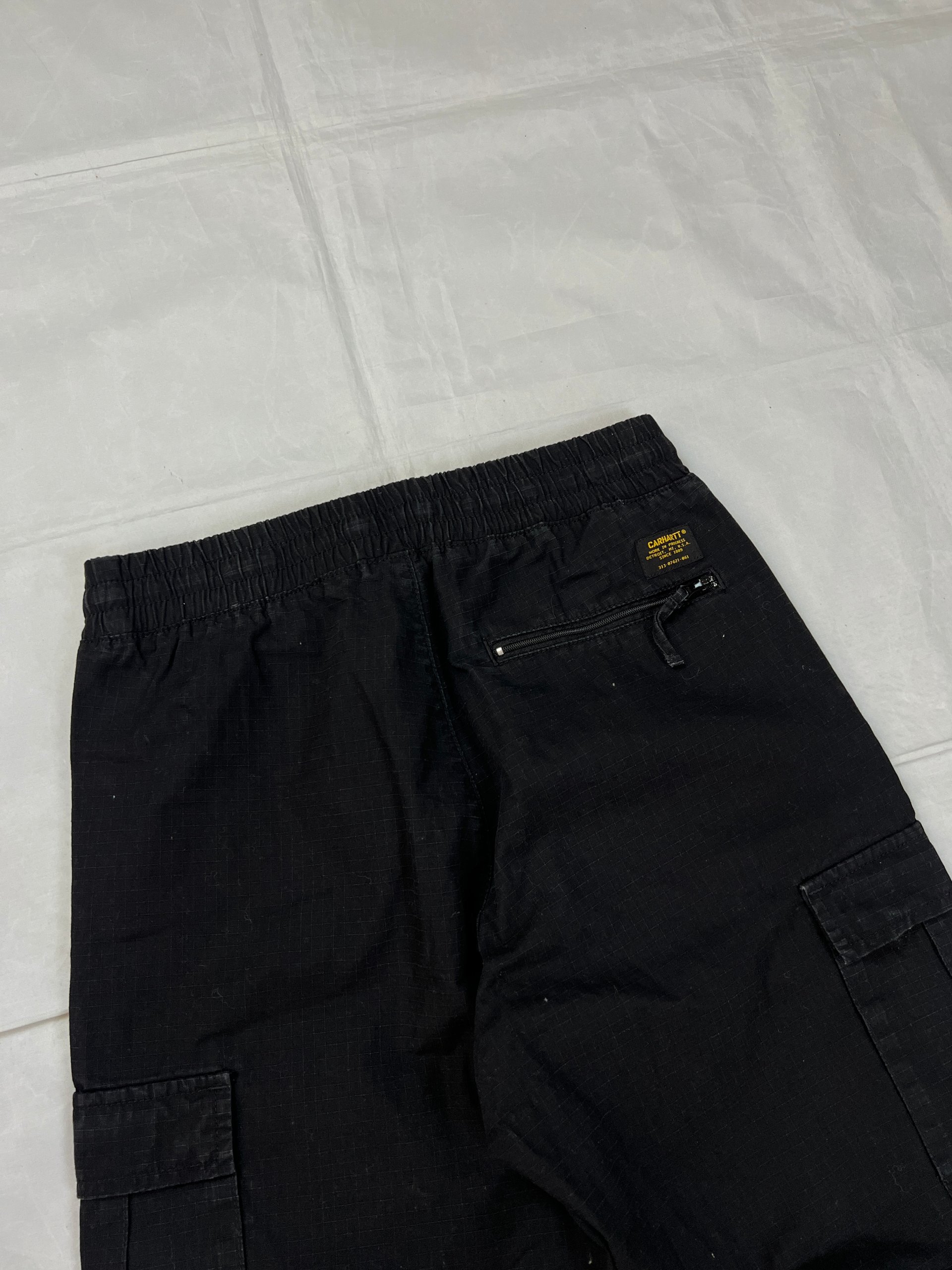 Carhartt Black Cargo Jogger XS Cotton Blend Relaxed Fit image 6