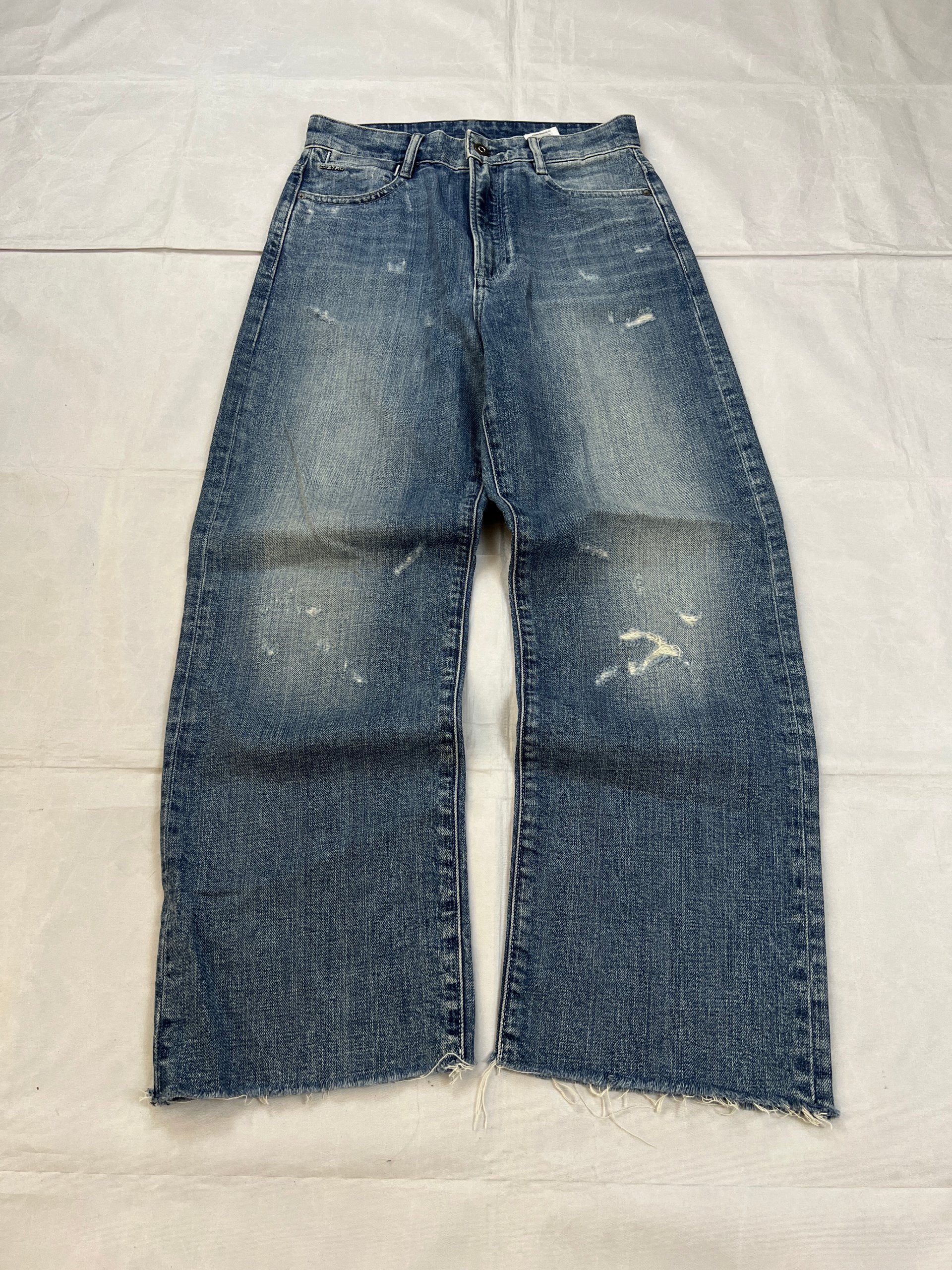 G-Star Raw Blue Distressed Denim Jeans 29x30 image 2
