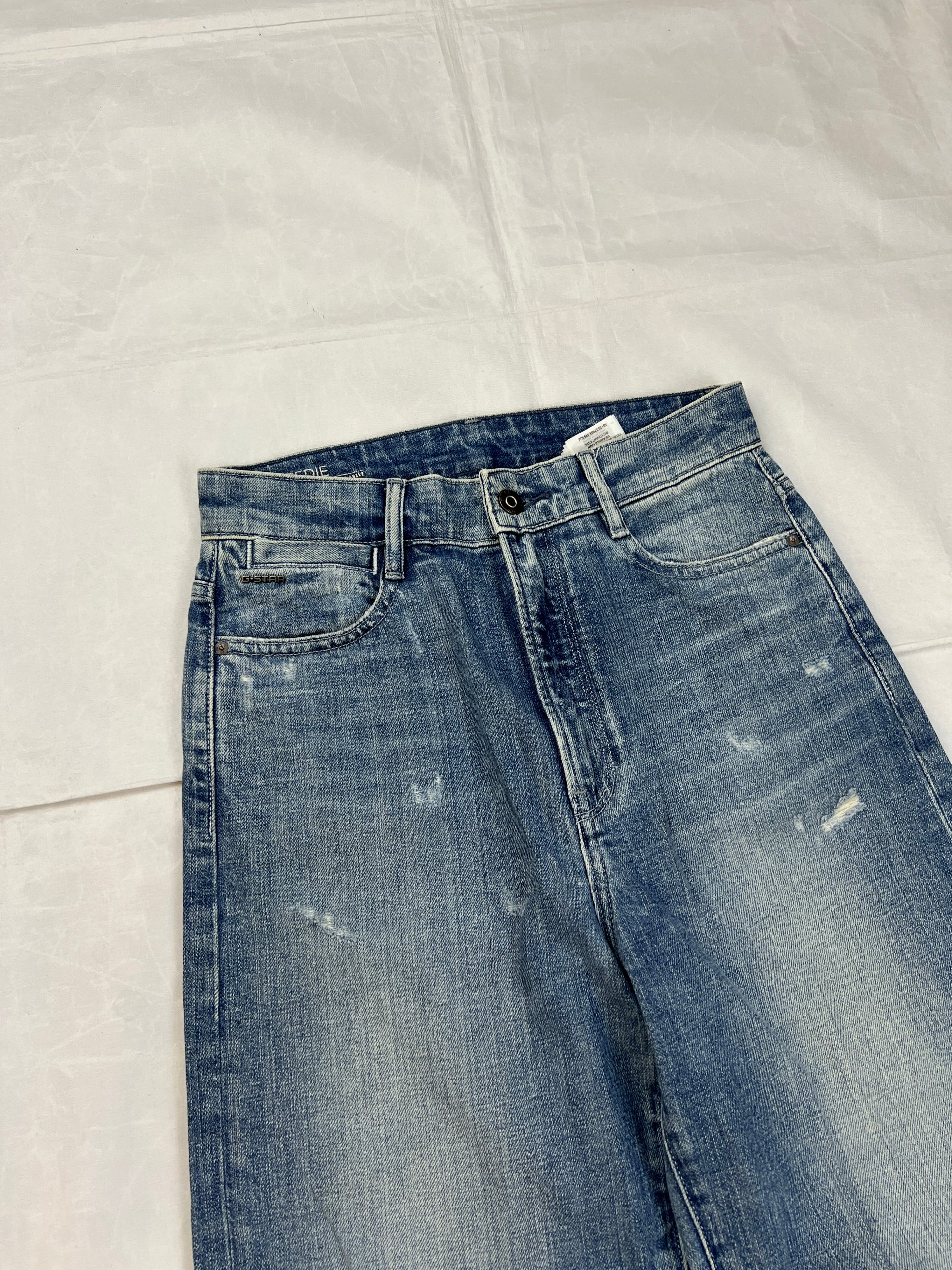 G-Star Raw Blue Distressed Denim Jeans 29x30 image 6