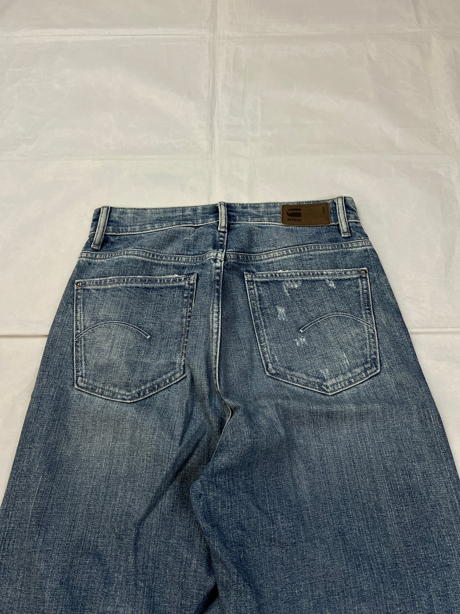 G-Star Raw Blue Distressed Denim Jeans 29x30 image 9