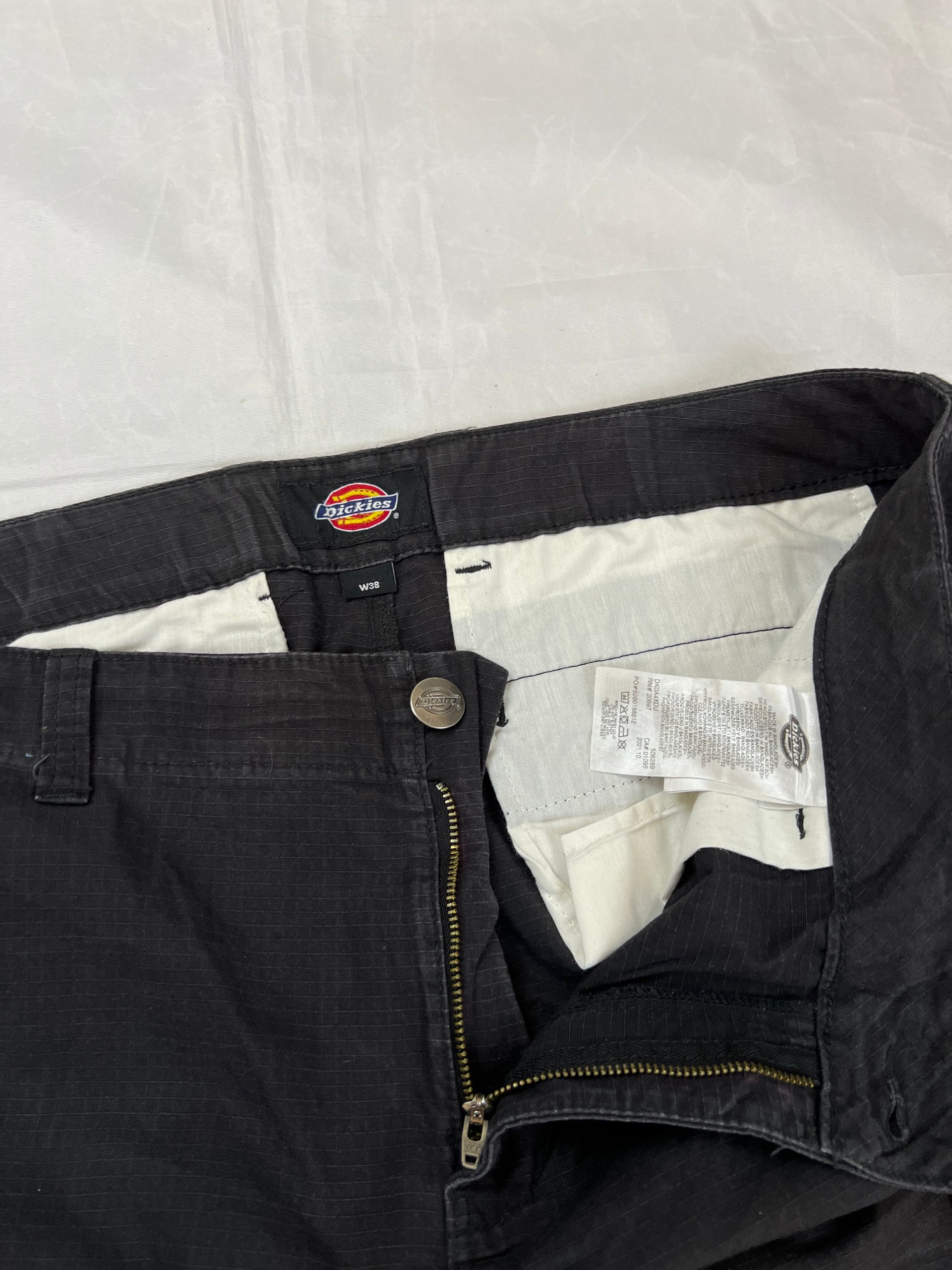 Dickies Black Cargo Work Trousers 38 Cotton Blend image 5