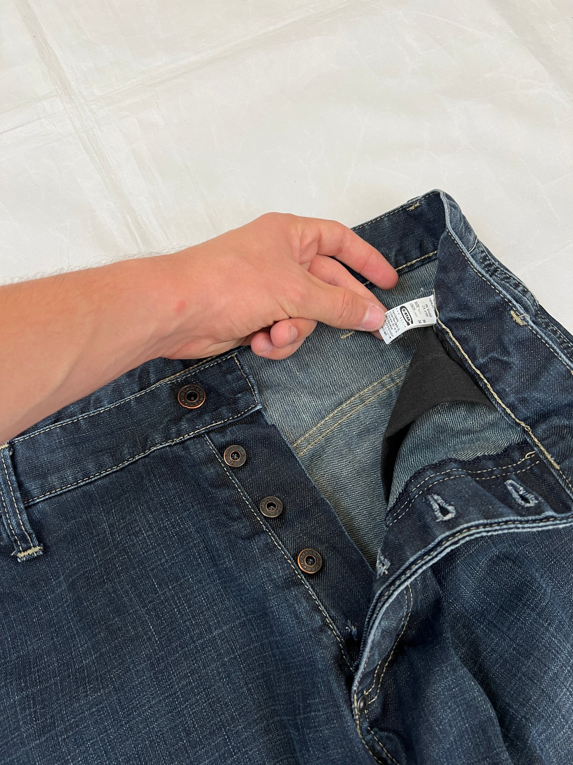 G-Star Raw Men's Blue Denim Jeans W38 image 6