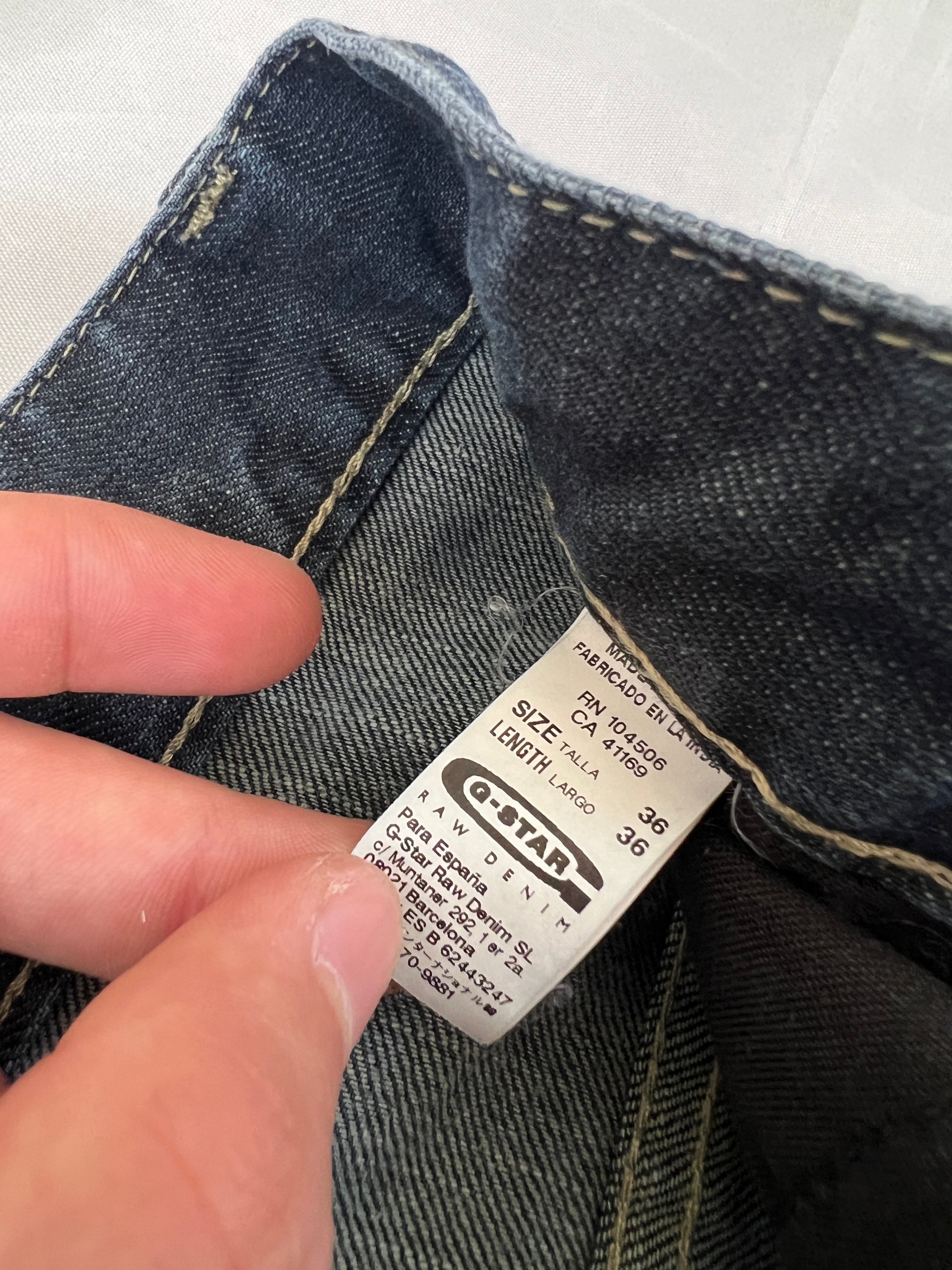 G-Star Raw Men's Blue Denim Jeans W38 image 7