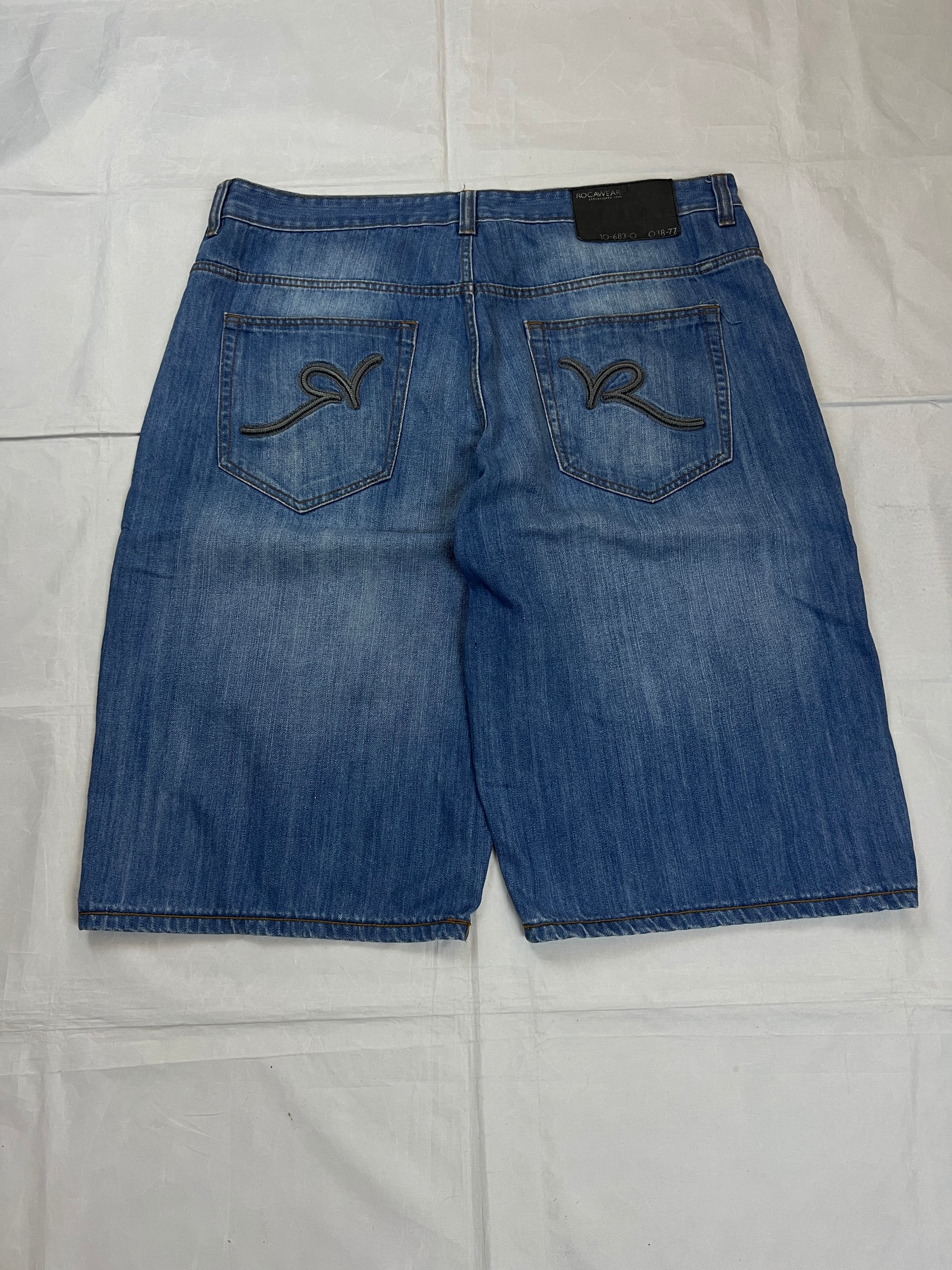 Rocawear Blue Denim Shorts W38 Casual