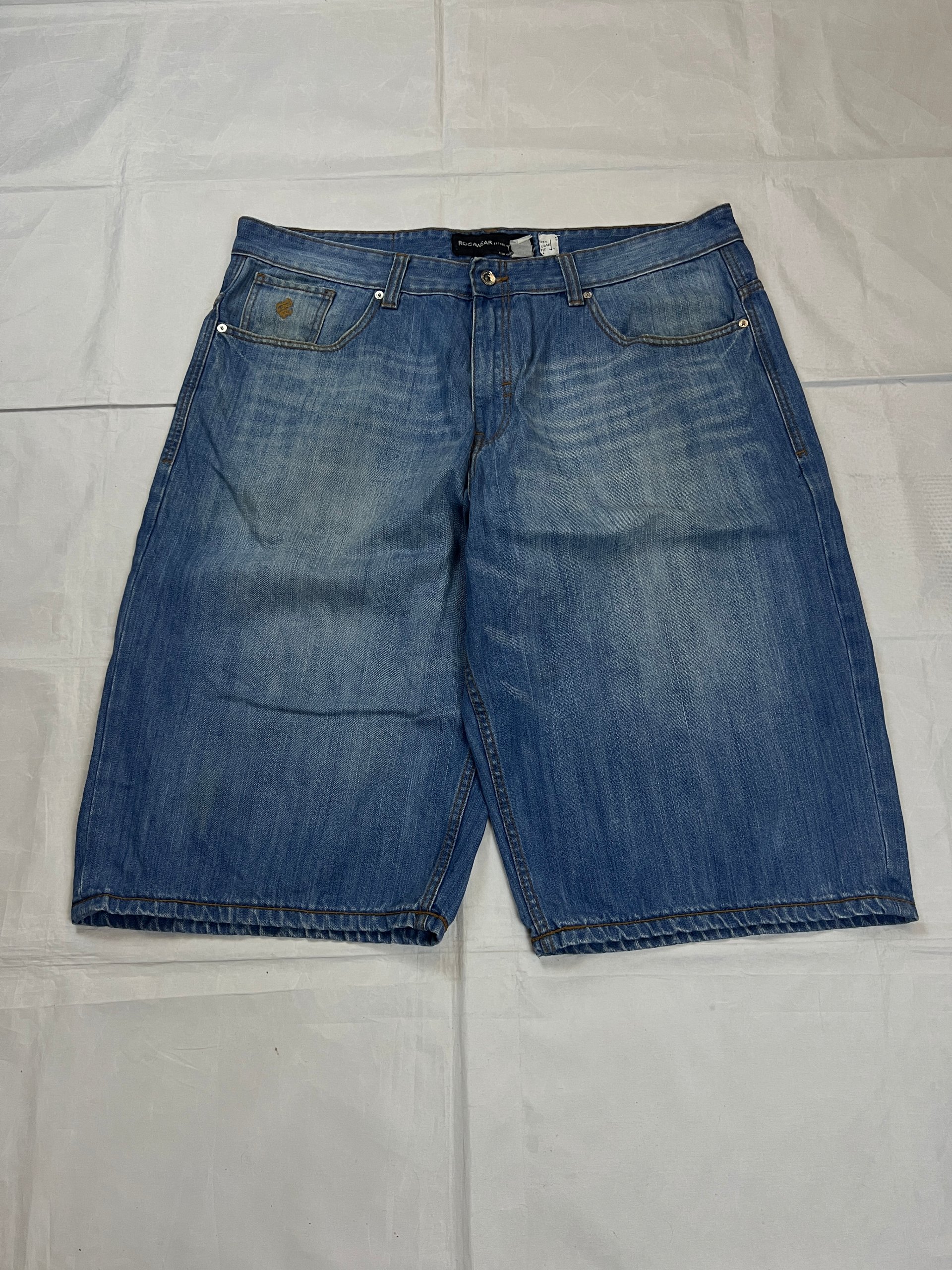 Rocawear Blue Denim Shorts W38 Casual image 2