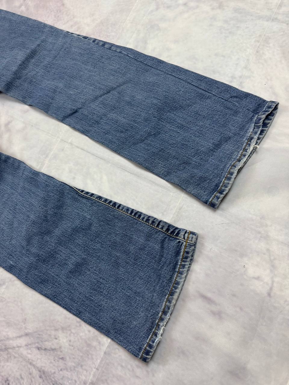 Levi's Blue Denim Jeans 28 Waist Vintage Style image 6