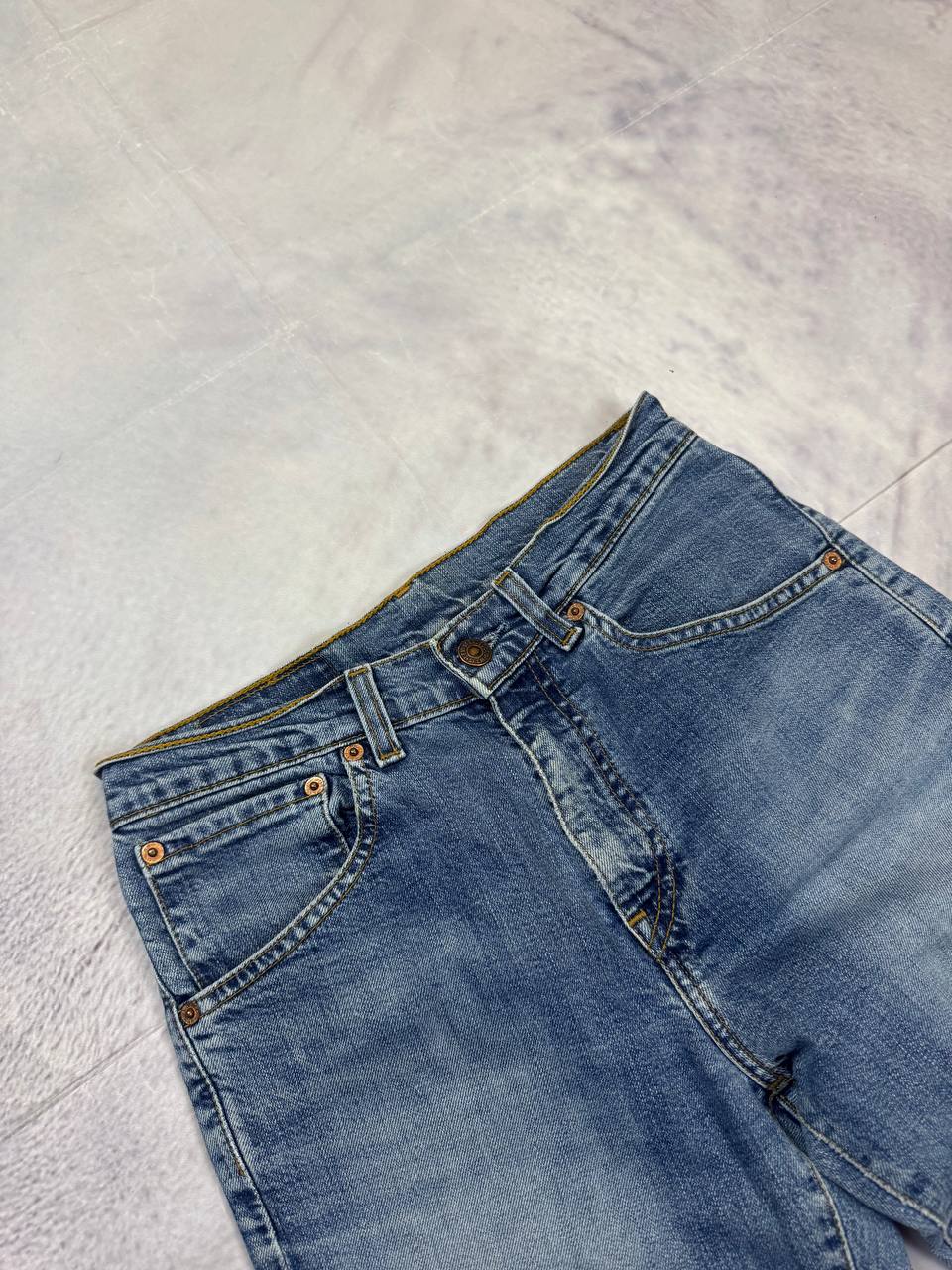 Levi's Blue Denim Jeans 28 Waist Vintage Style image 8