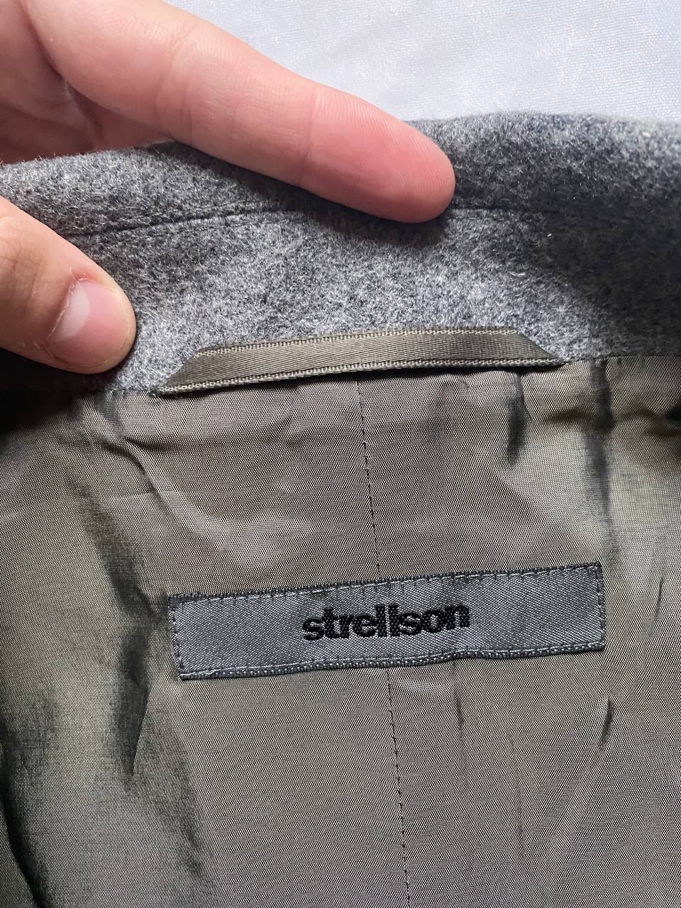 Strellson Grey Wool Blend Overcoat Size 46 Men's image 6