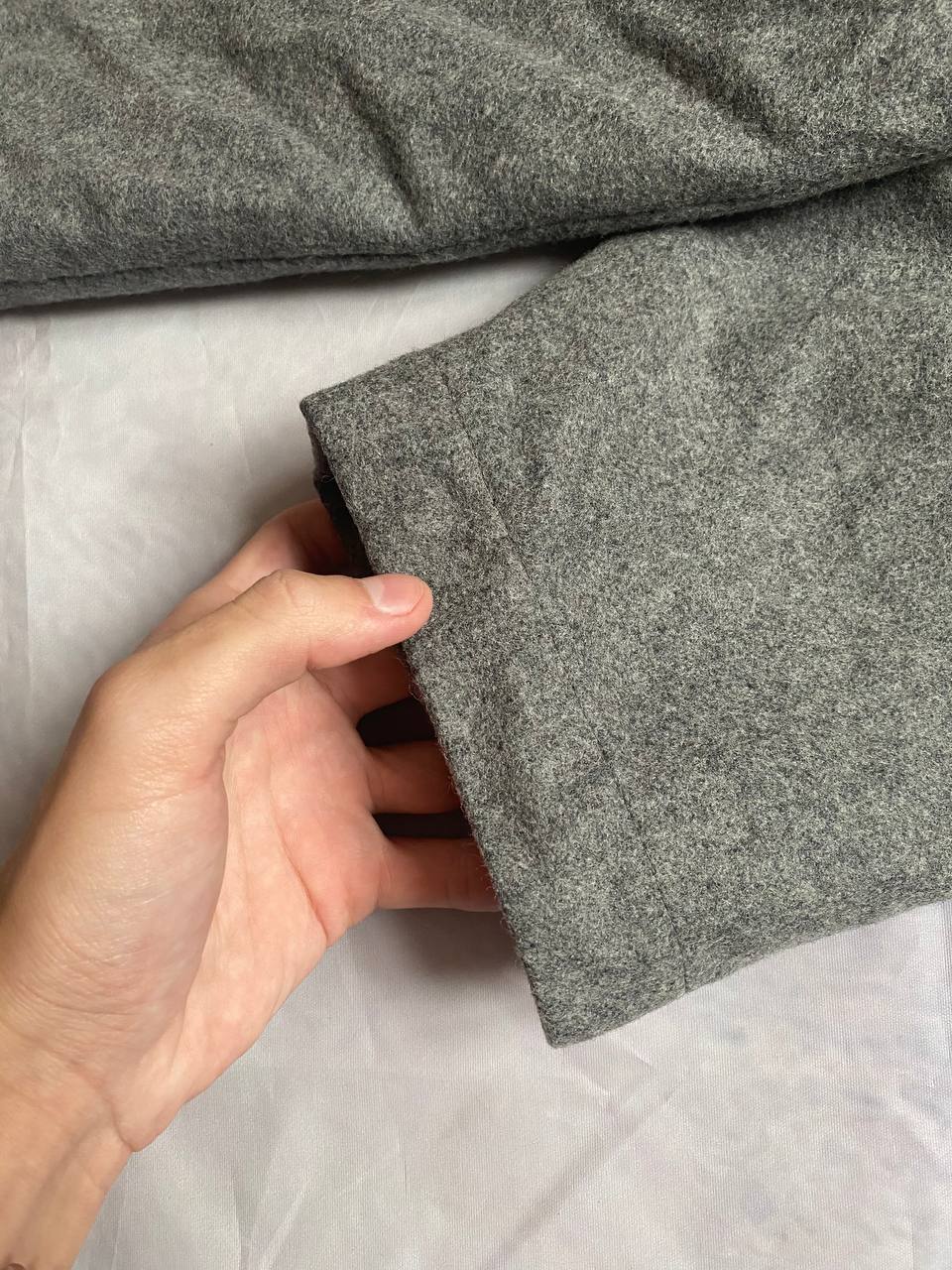 Strellson Grey Wool Blend Overcoat Size 46 Men's image 7