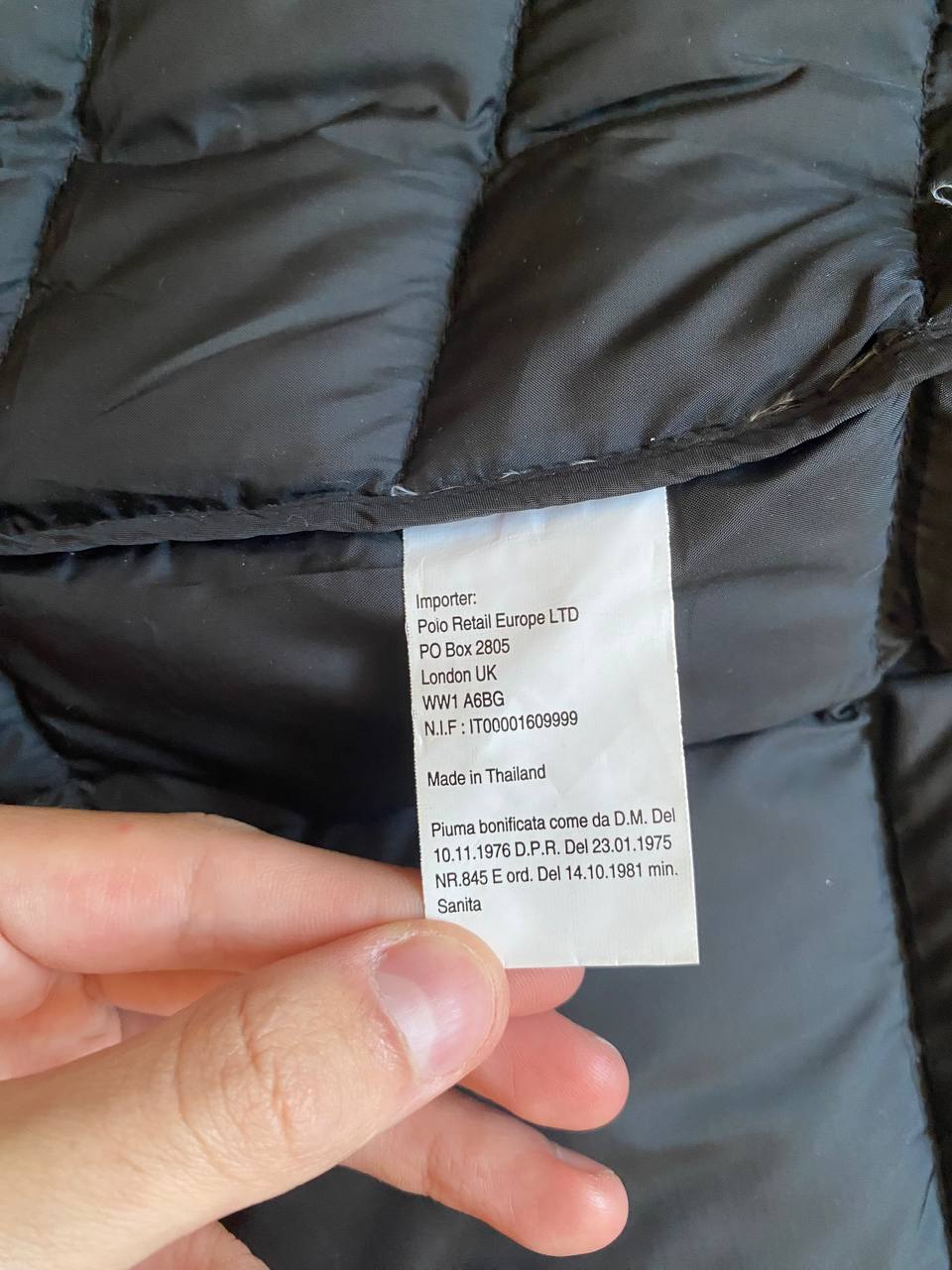 Ralph Lauren Black Puffer Gilet Vest Small Goose Down & Feather image 6