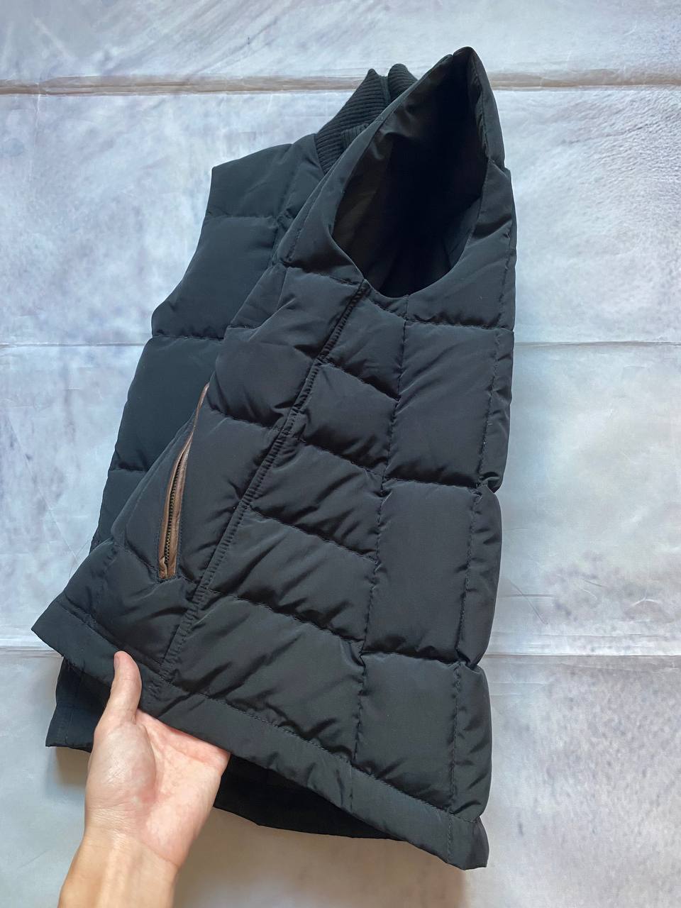 Ralph Lauren Black Puffer Gilet Vest Small Goose Down & Feather image 7