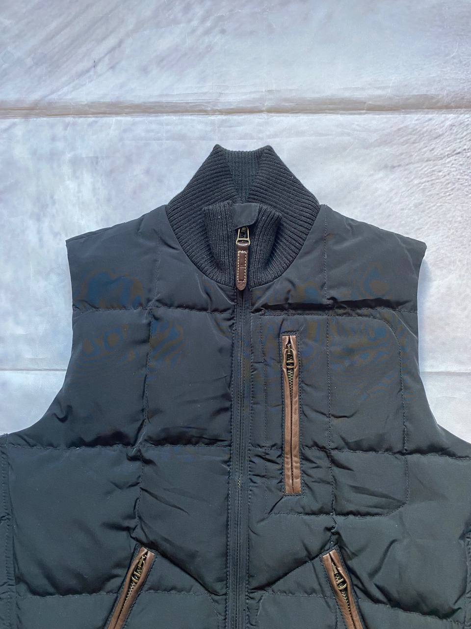 Ralph Lauren Black Puffer Gilet Vest Small Goose Down & Feather image 9