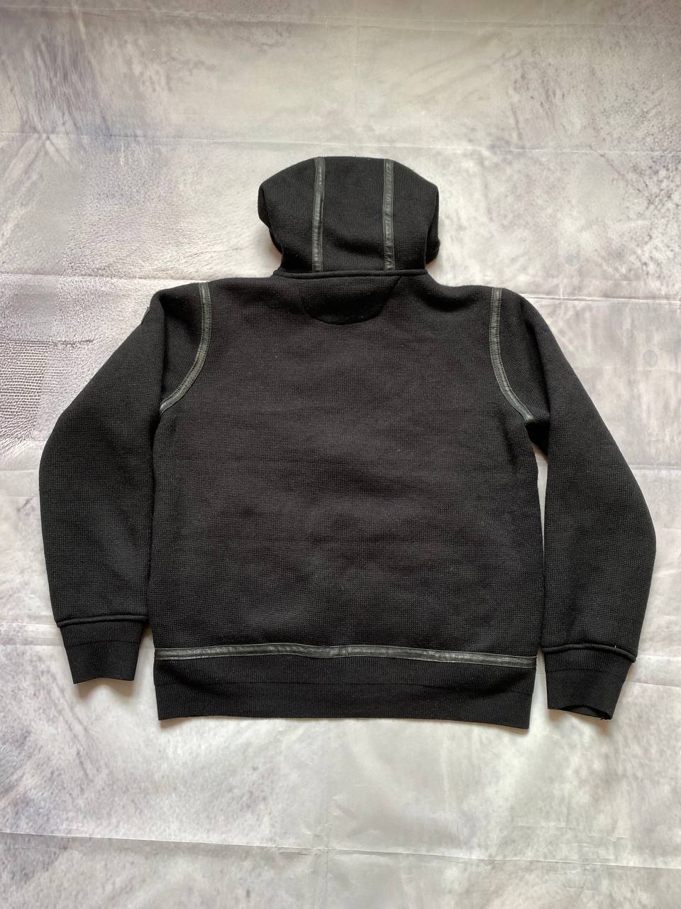 Schott Men's Black Sherpa Lined Hoodie XL image 2