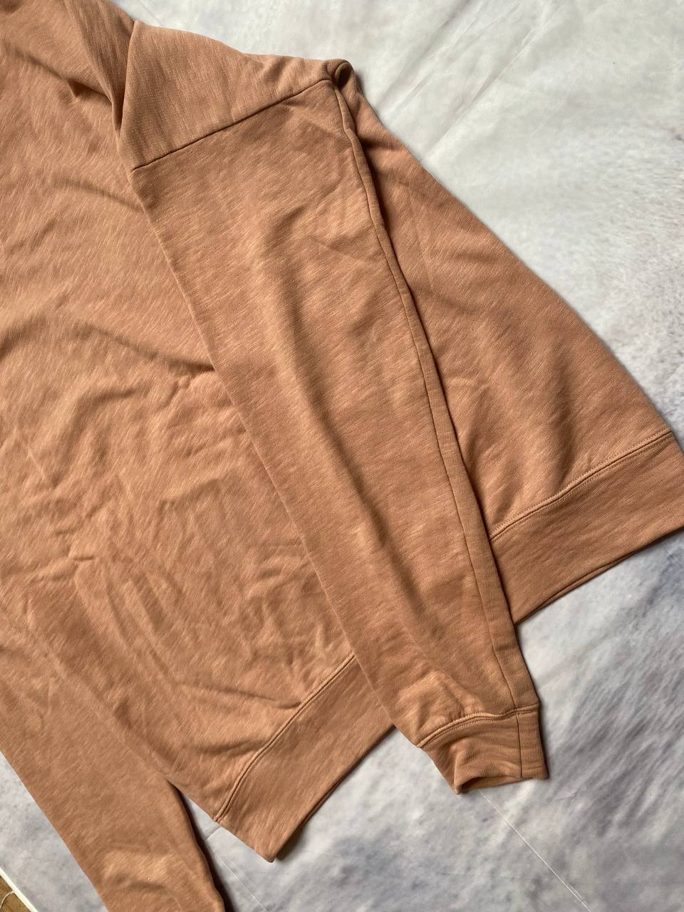 COS Brown Cotton Blend Crew Neck Sweatshirt Large image 3