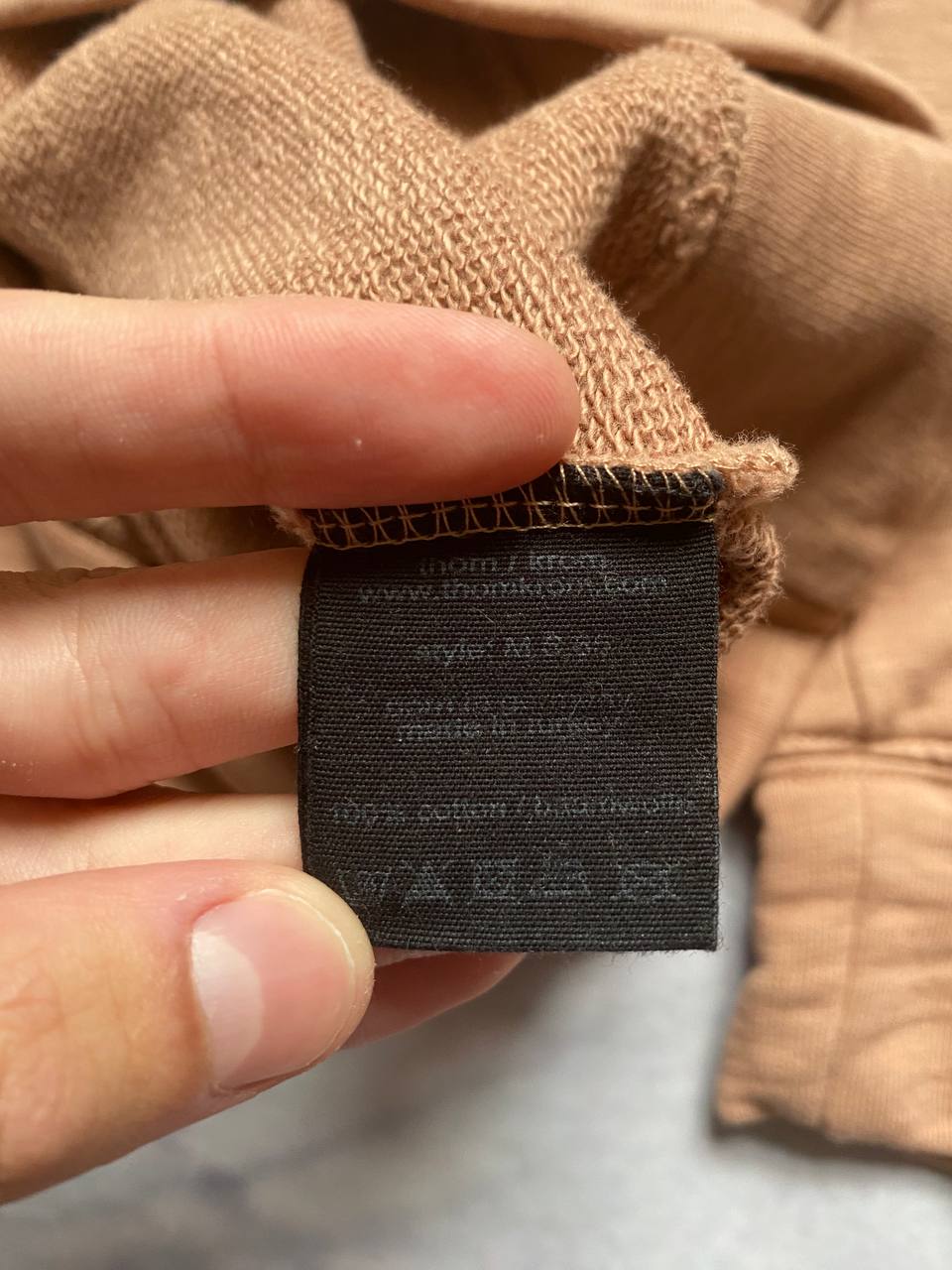 COS Brown Cotton Blend Crew Neck Sweatshirt Large image 6