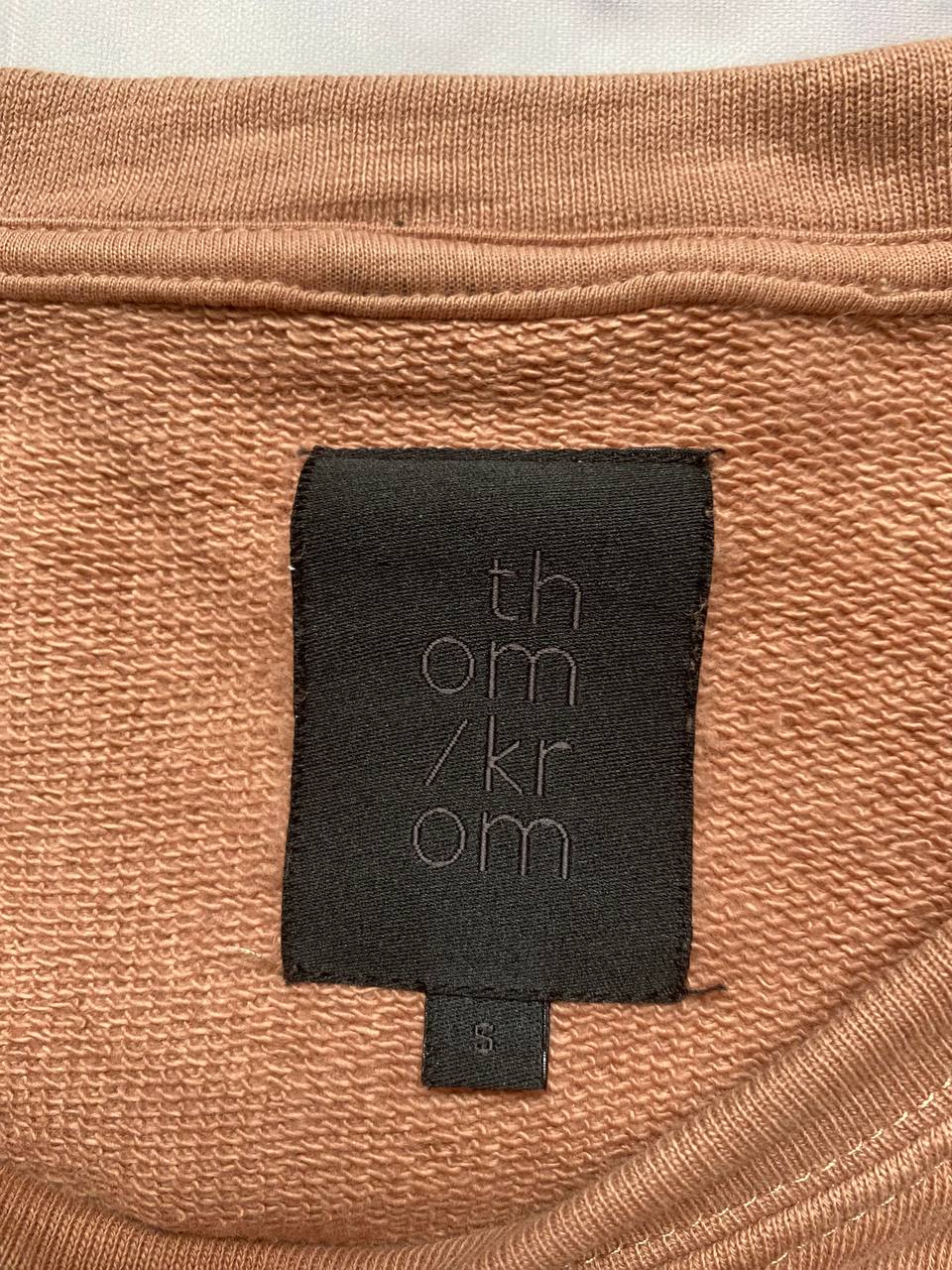 COS Brown Cotton Blend Crew Neck Sweatshirt Large image 7