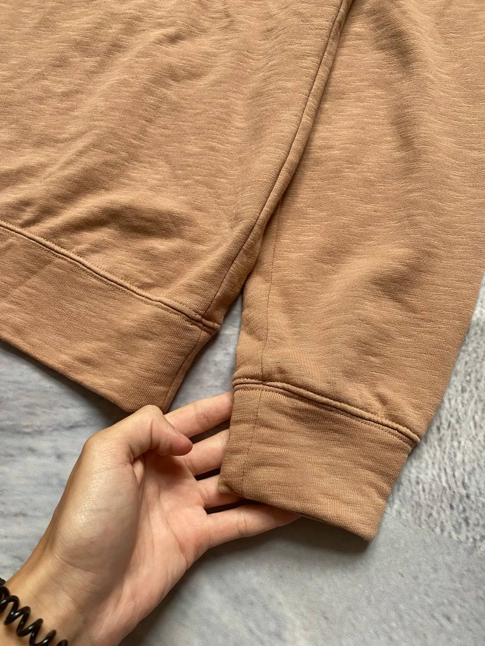 COS Brown Cotton Blend Crew Neck Sweatshirt Large image 8