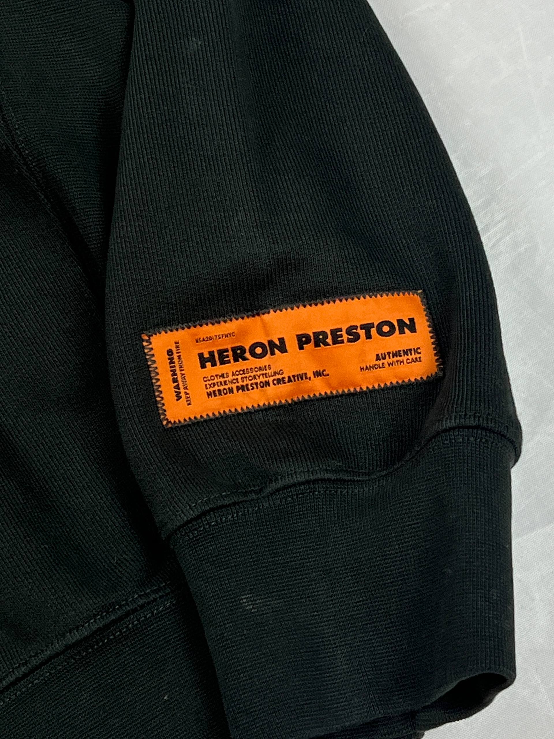 Heron Preston Black Graphic Crewneck Sweatshirt Large image 4