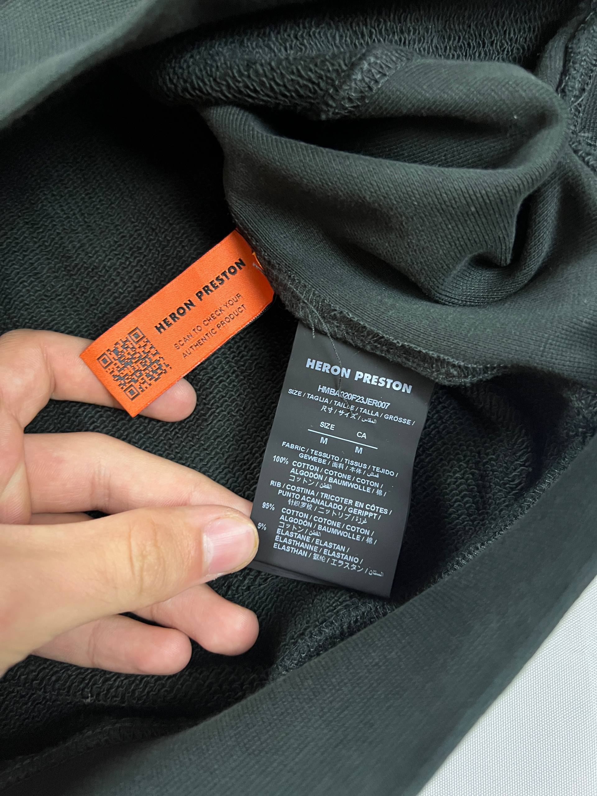 Heron Preston Black Graphic Crewneck Sweatshirt Large image 6