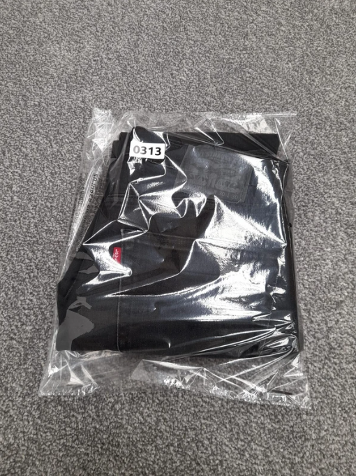 Levi's Red Tab Black Denim 502 Jeans 30" image 3