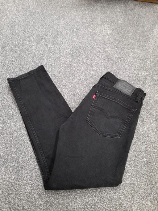 Levi's Red Tab Black Denim 502 Jeans 30" image 7