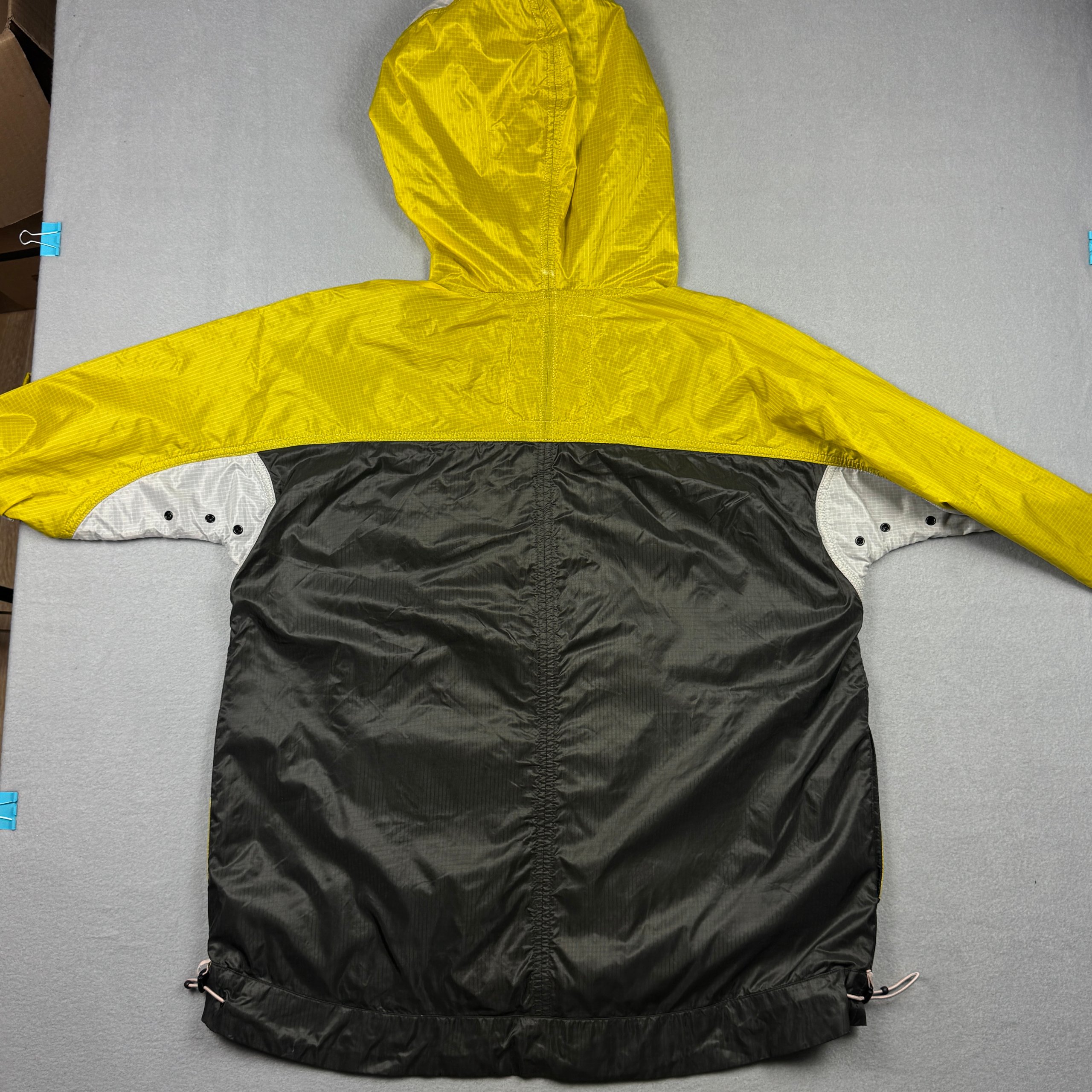 G-Star Colourblock Yellow, Black & White Windbreaker Jacket Hooded Women`s Size S image 5