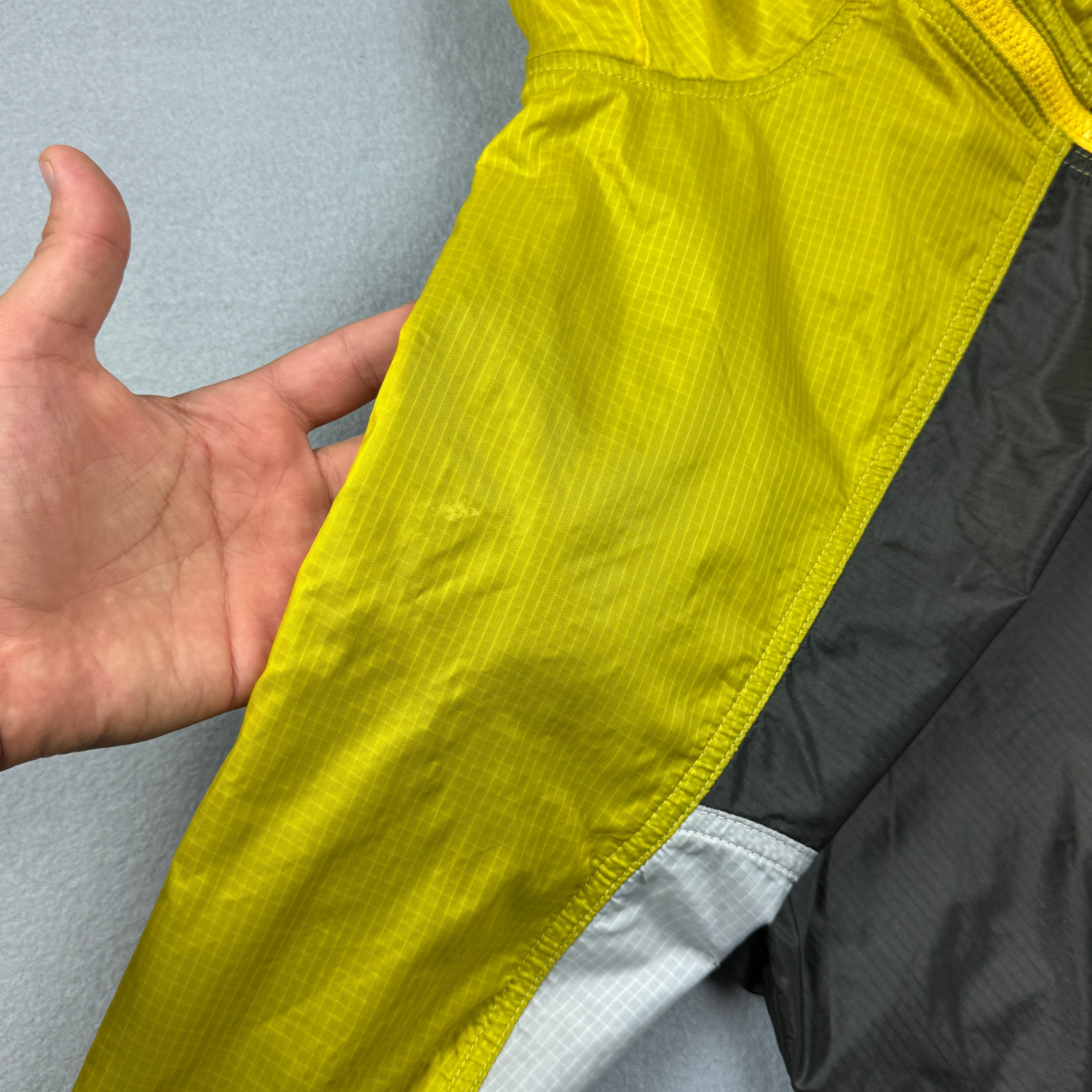 G-Star Colourblock Yellow, Black & White Windbreaker Jacket Hooded Women`s Size S image 10