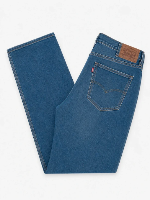 Levi's Red Tab Blue Denim 505 Straight Fit Jeans 36"