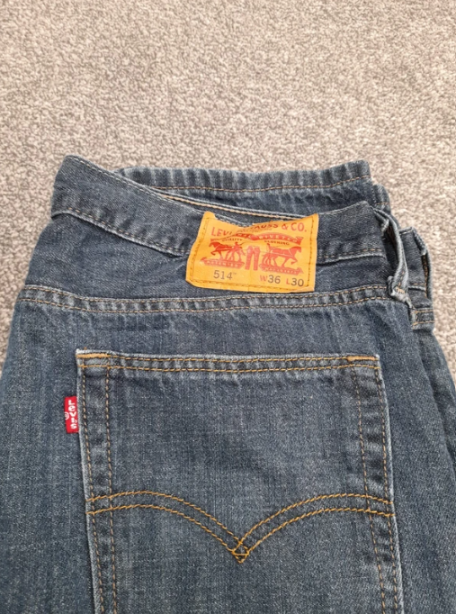 Levi's Red Tab Blue 501 Original Fit Jeans Waist 36" image 7