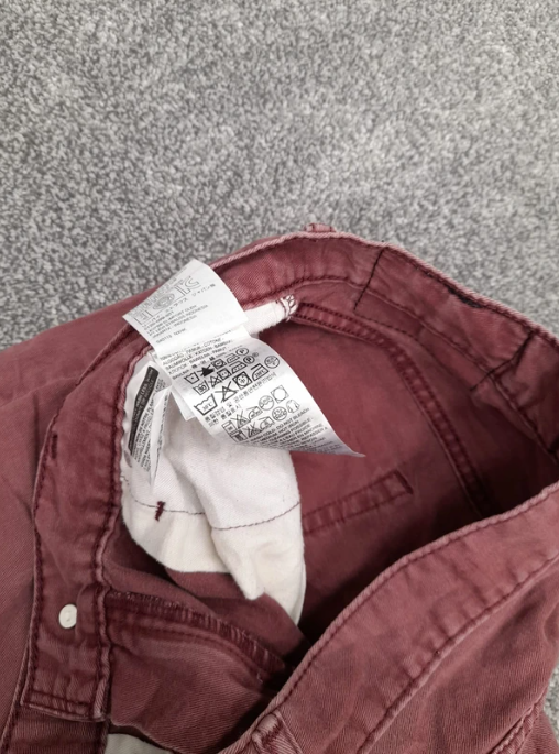 Levi's White Tab Red Denim 514 Slim Straight Jeans 29" image 5
