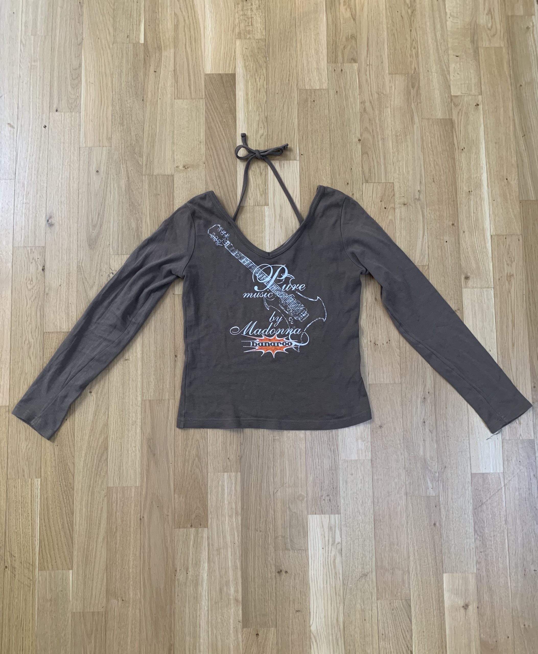 Vintage-Shirt "Pure Music" mit Halterneck