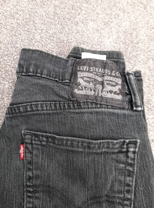 Levi's Red Tab Black Skinny Jeans 30" image 4