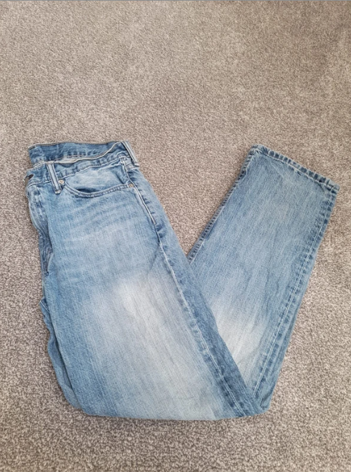 Levi's Red Tab Light Blue Denim 501 Jeans 33" image 2