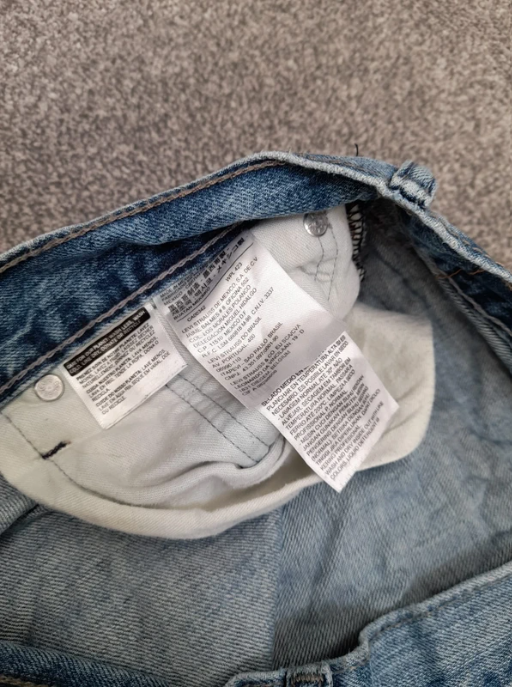 Levi's Red Tab Light Blue Denim 501 Jeans 33" image 4